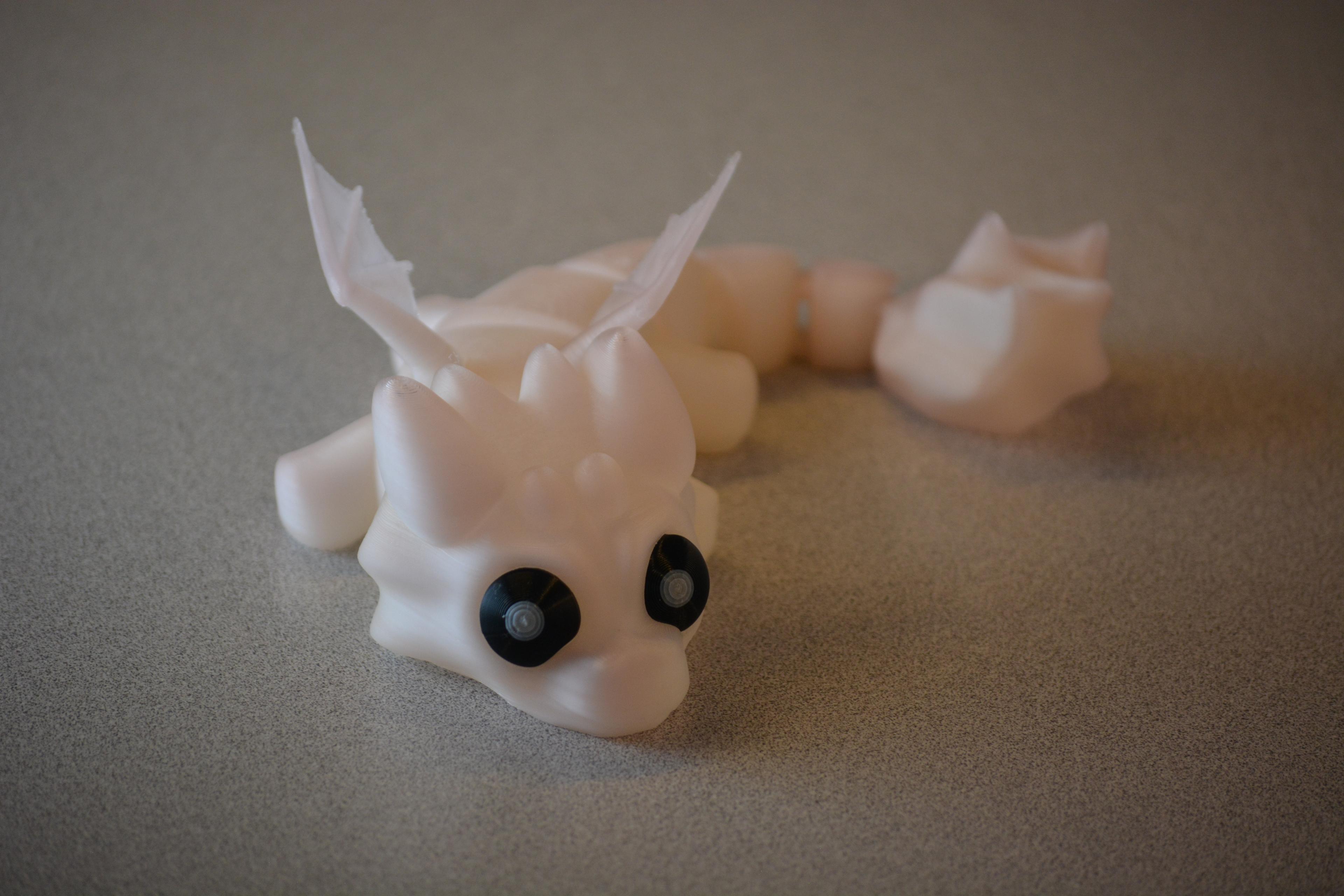 Baby Dragon - Single and Multimaterial printing 3d model