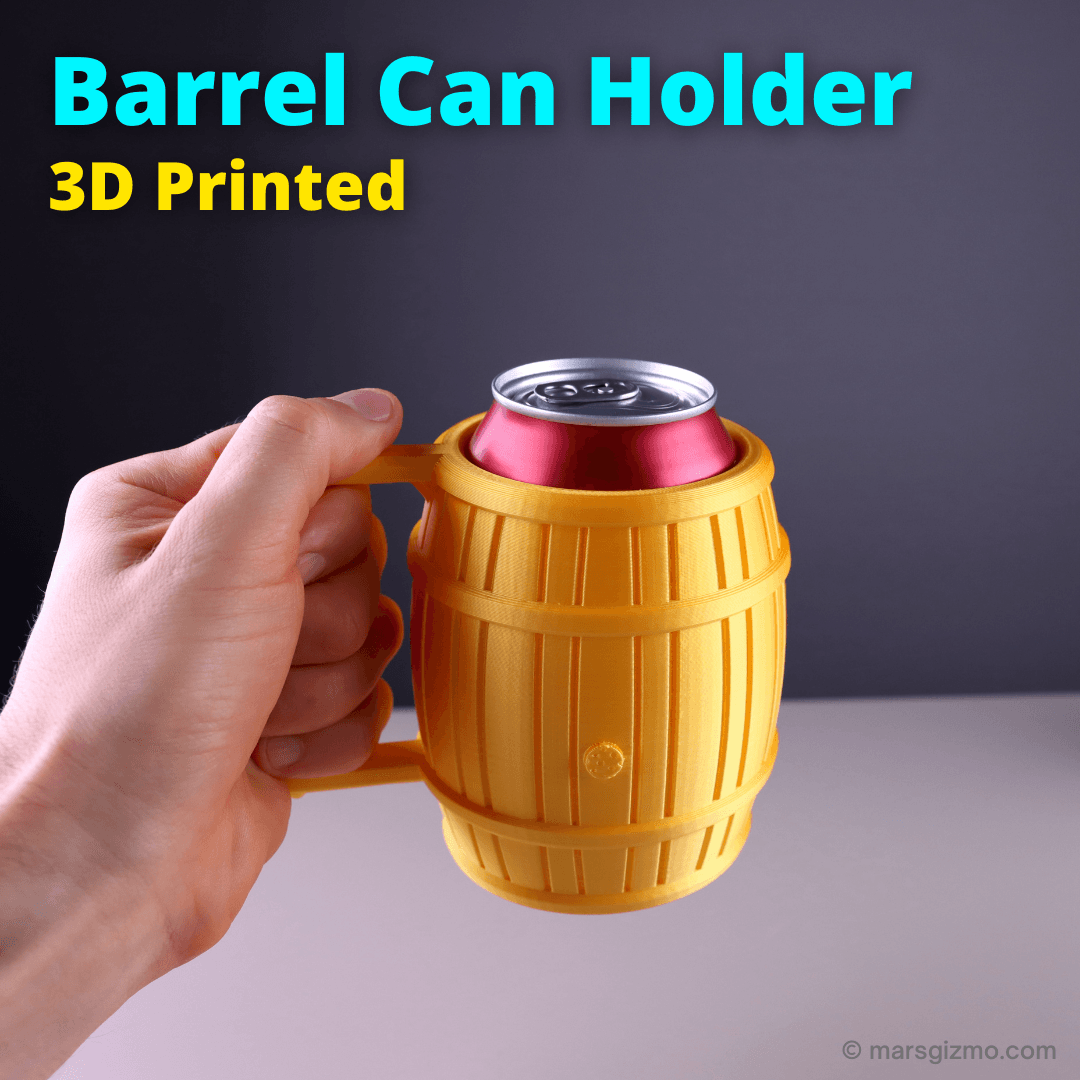 Root Beer Barrel - 12oz Can Coozie aka Stein for your Soda Pop Cans! - Check it in my video:
https://youtu.be/wz4kb5SeFsg

My website: https://www.marsgizmo.com - 3d model