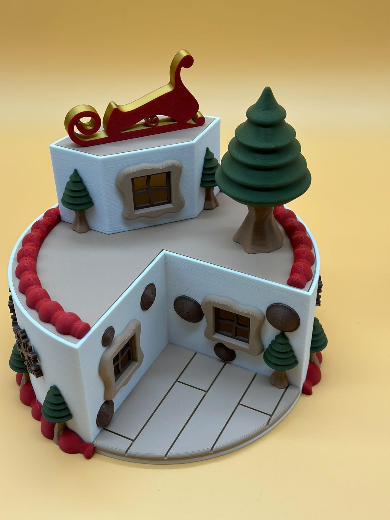 Christmas Cake Container  2.0.2.4 3d model