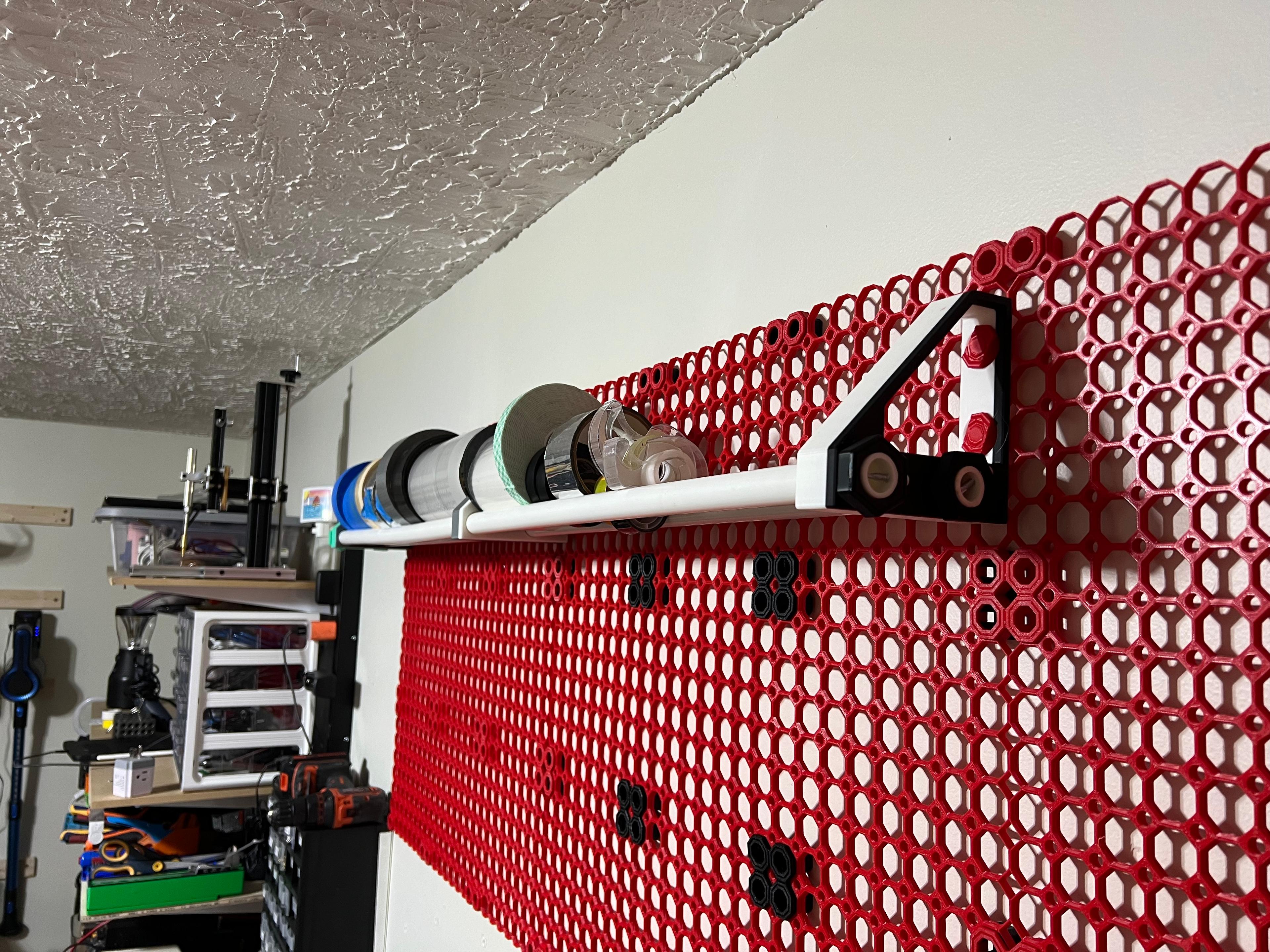 Multiboard Tape Roll Storage Rack 3d model