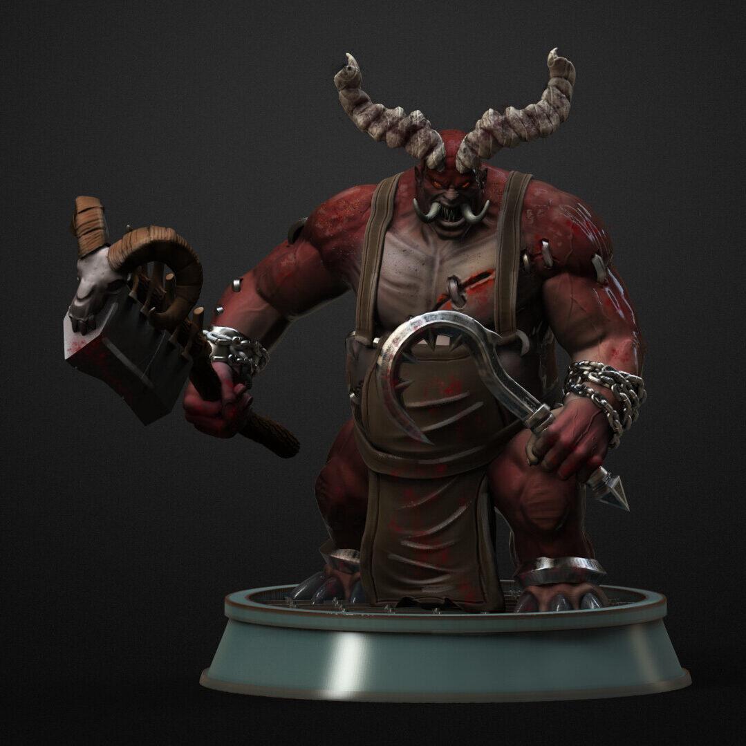 The Butcher figure - Diablo 3d model