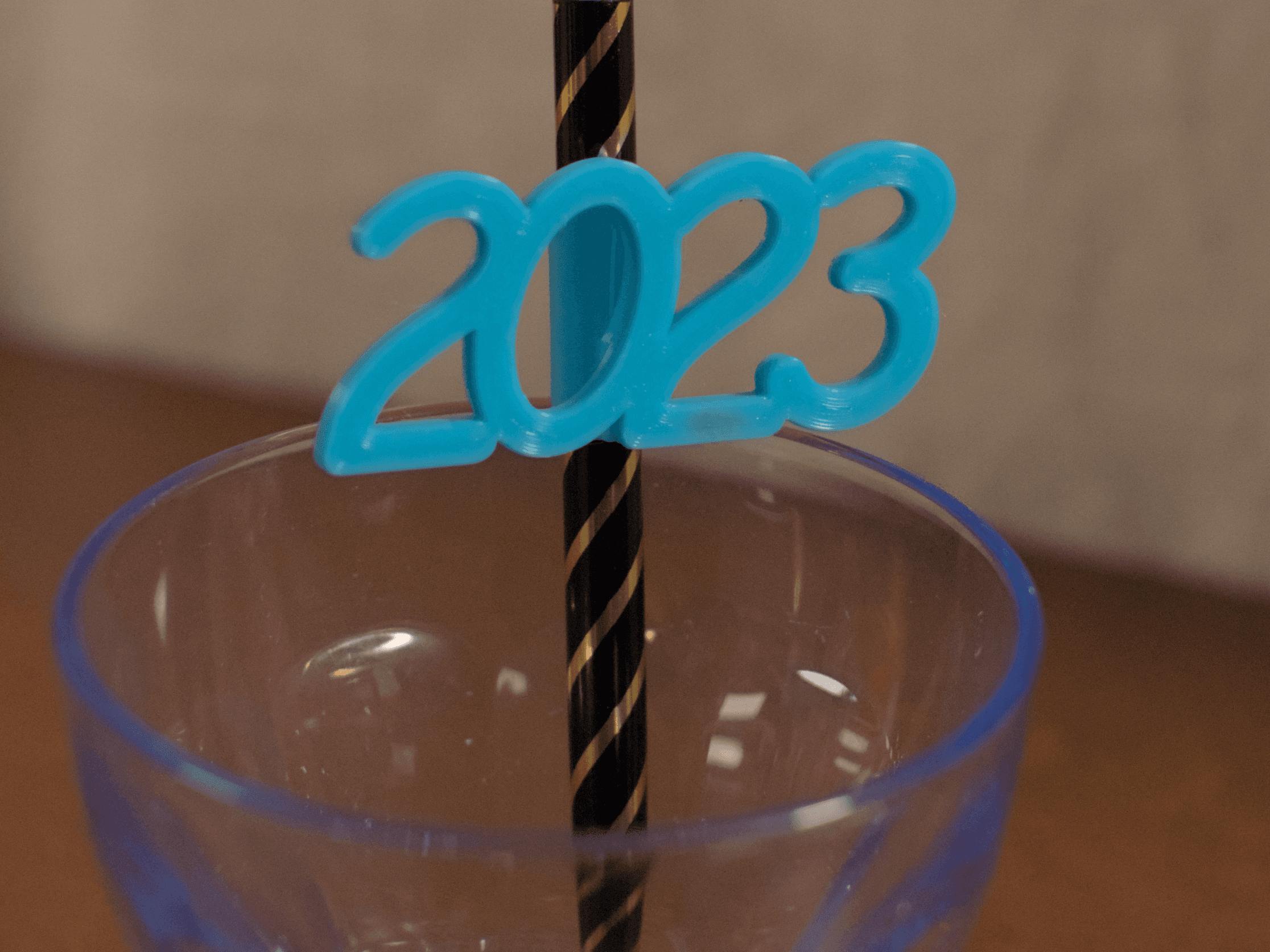 Drinking Straw Clip 2023 3d model