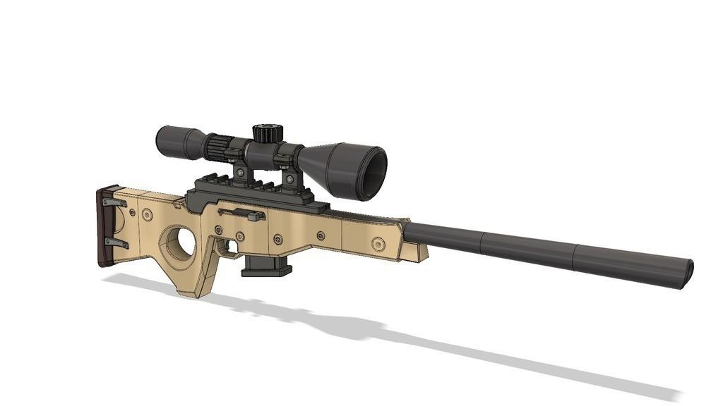 Fortnite Sniper Rifle 3d model