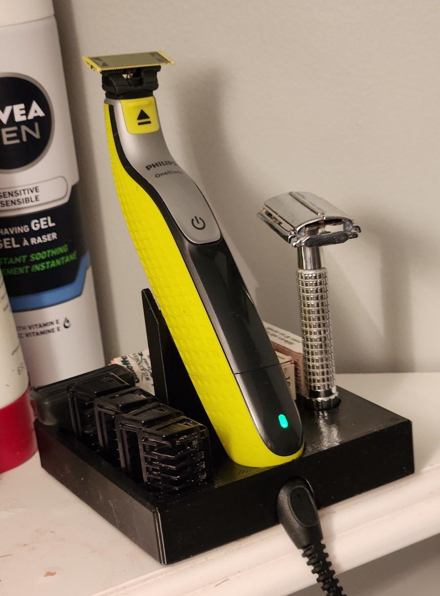 Shaving accessories stand for philips oneblade 3d model