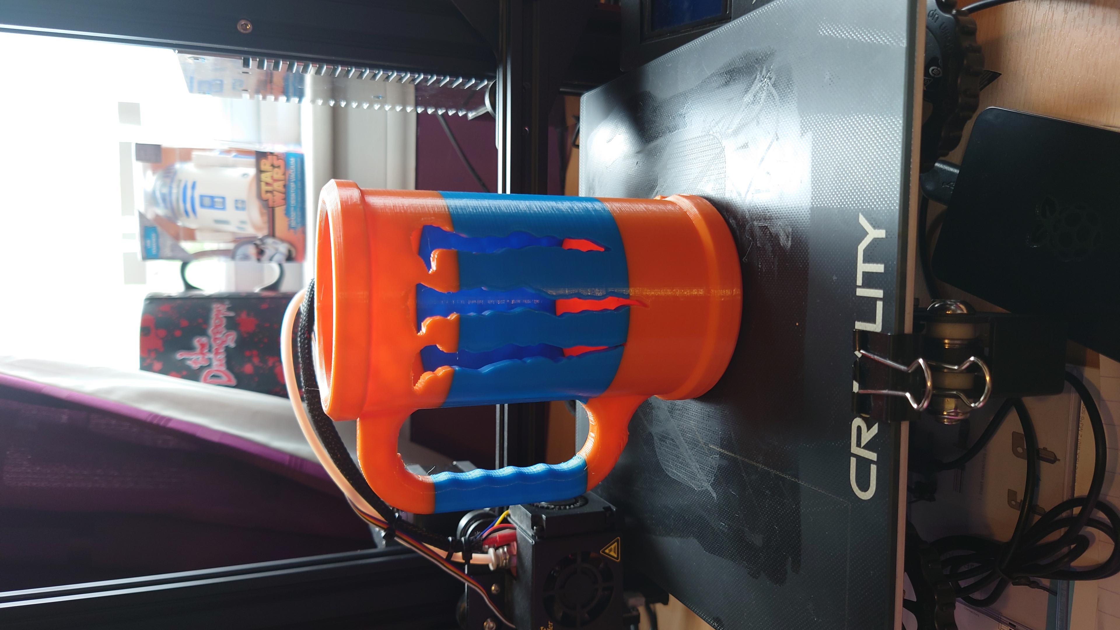 Kyle Cup V5 - NEW DESIGN - Chad Chalice - Stimulant Stein - Monster Energy Drink Can Cup - Posted a pic of the V4 sporting an Irn Bru Energy extra so I thought I would do a V5 Irn Bru themed - 3d model