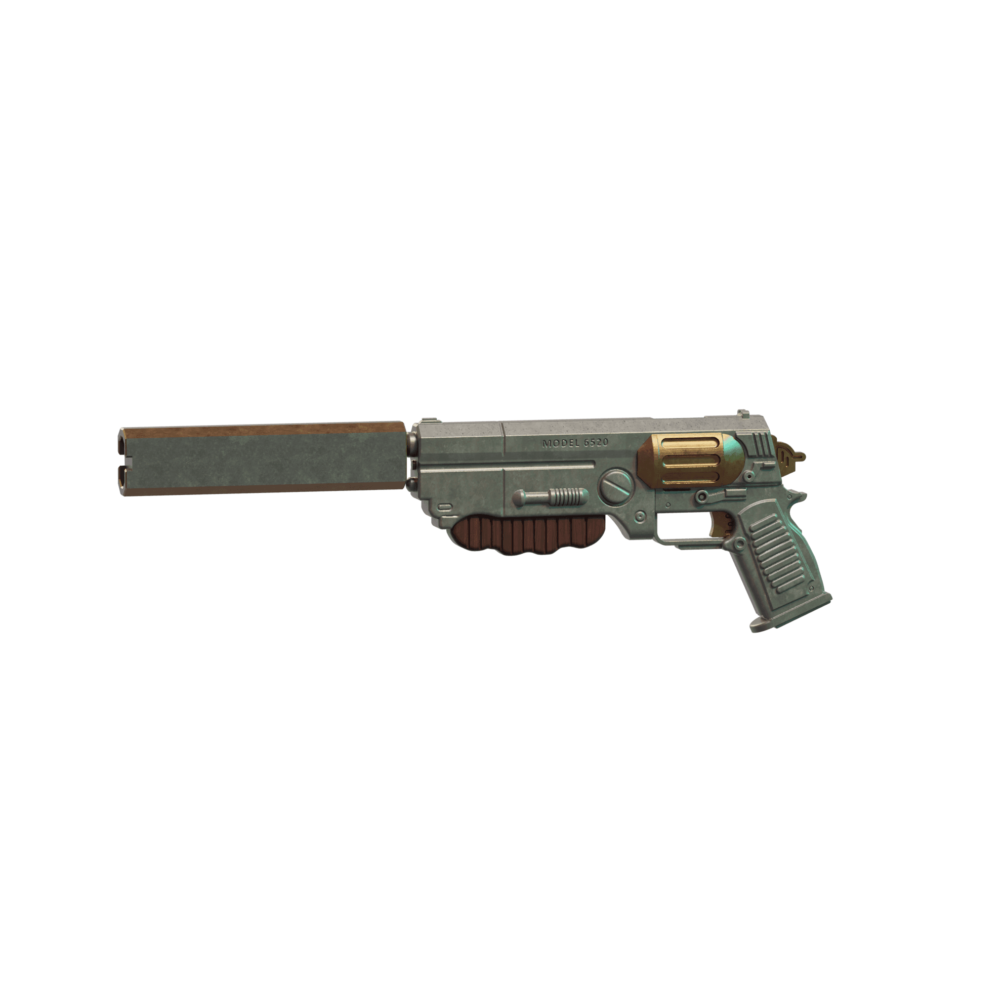 Fallout 10mm Pistol 1 3d model