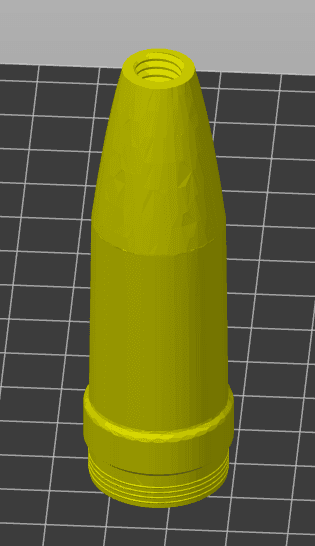 25mm Projectile (PGU-25) Tap Handles 3d model