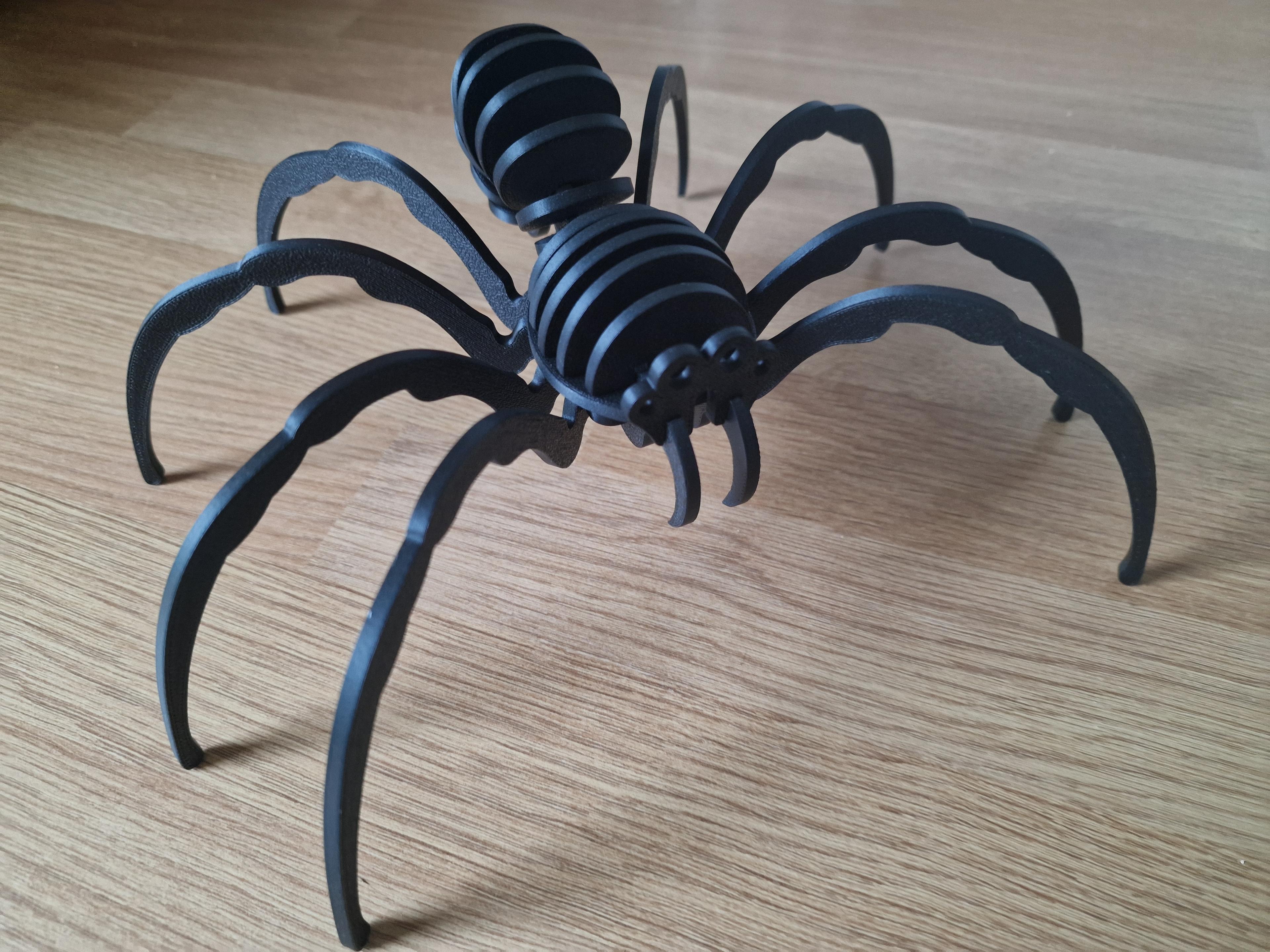 Spider Puzzle (Assembly video included)  3d model