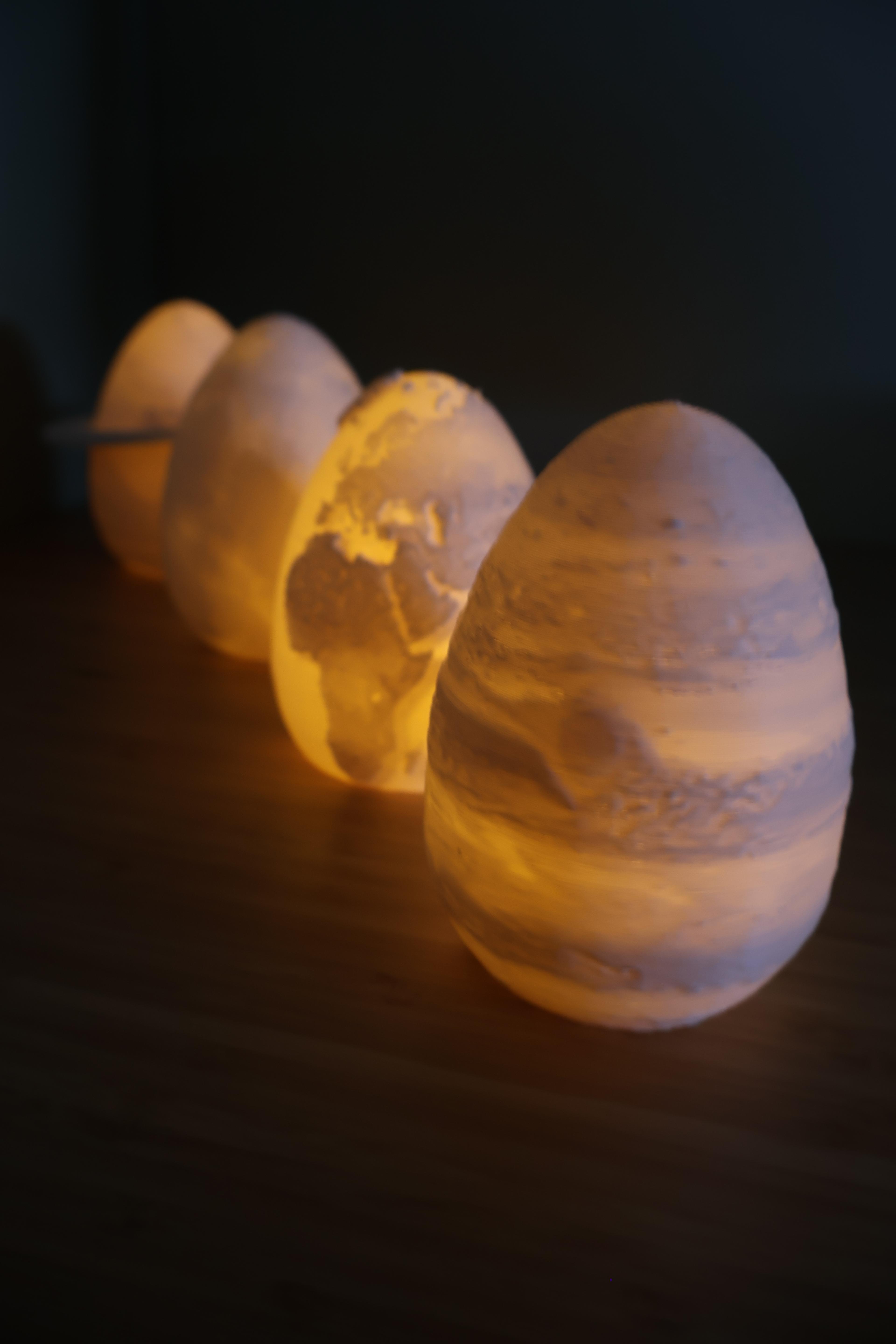 Planet Easter Eggs 3d model