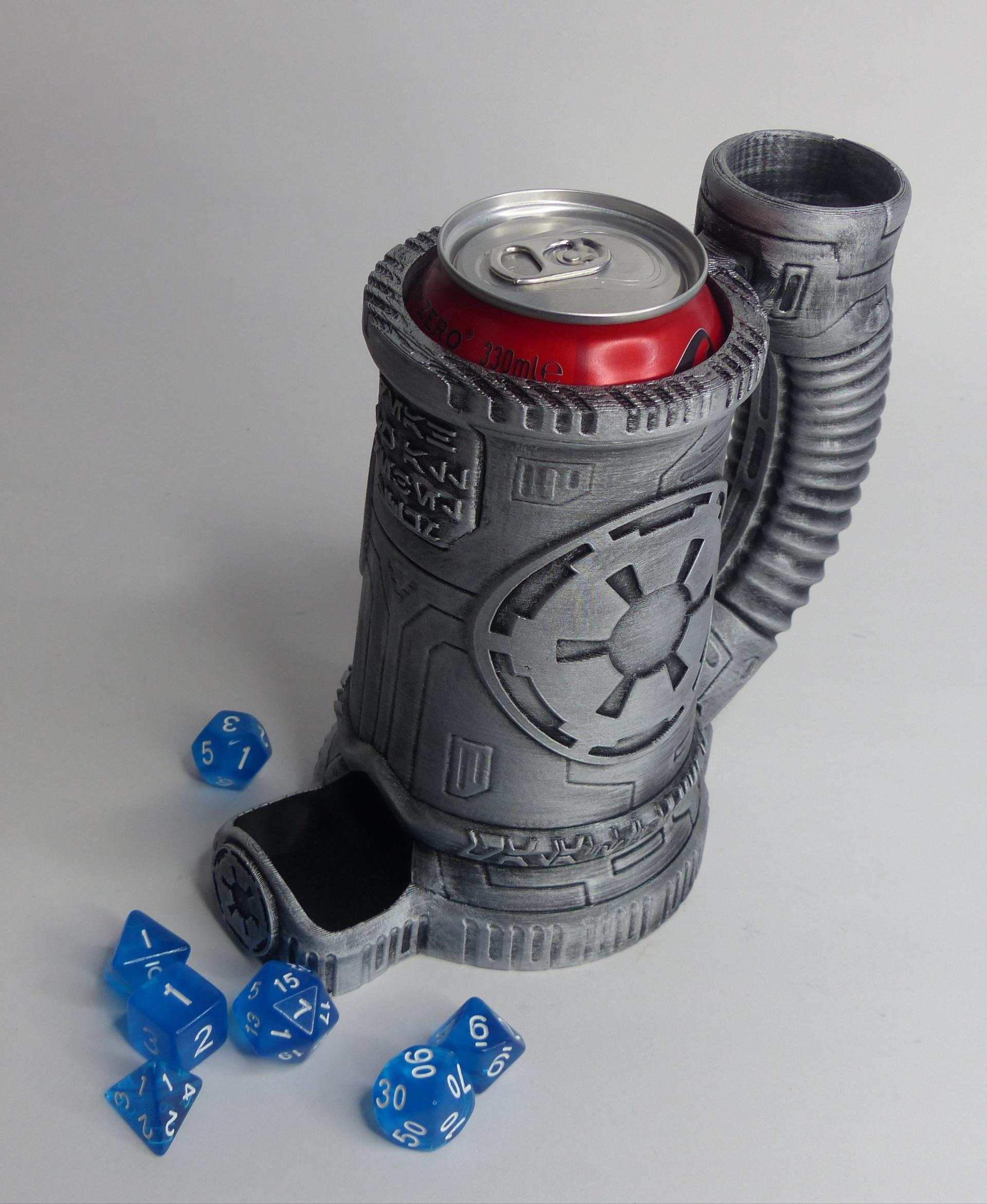 Galactic Empire Can Cozy Dice Tower 3d model