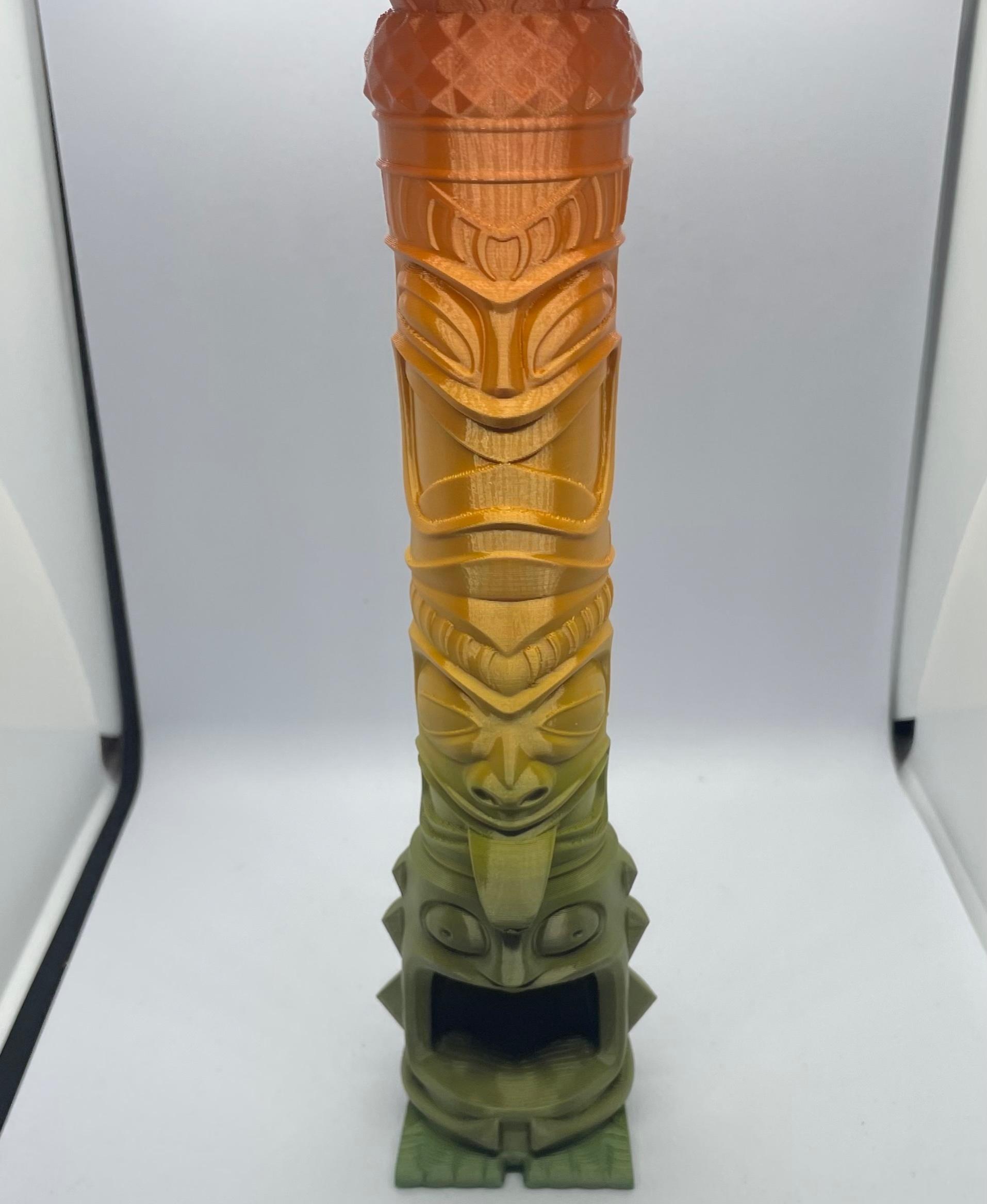 Tiki Totem Dice Tower 3d model