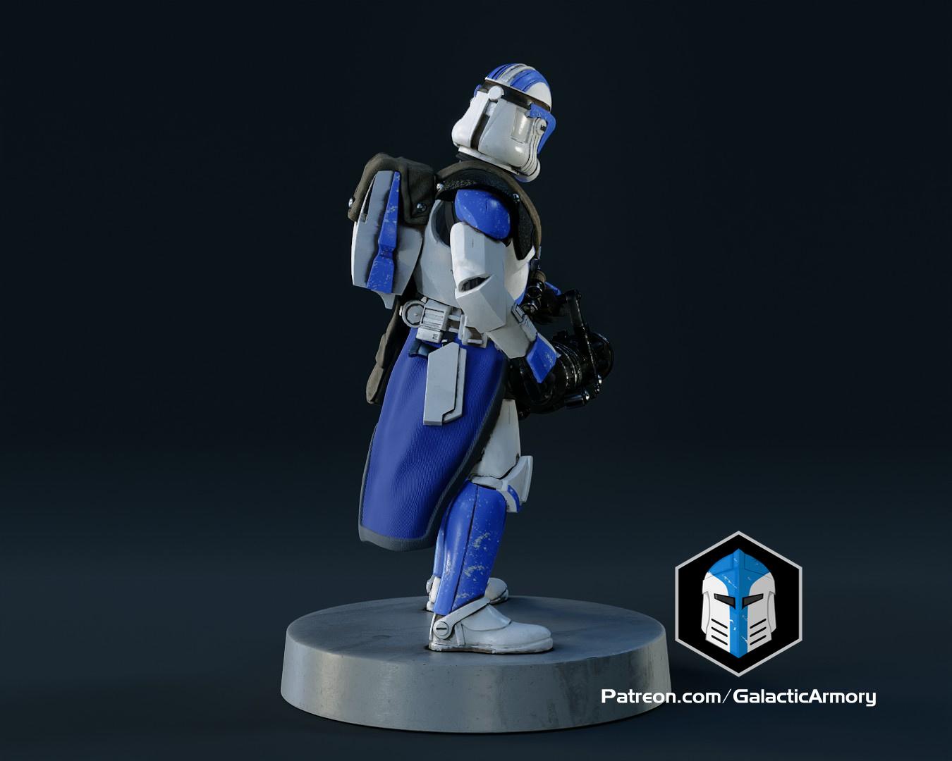 Clone Trooper Figurine - Heavy 3d model