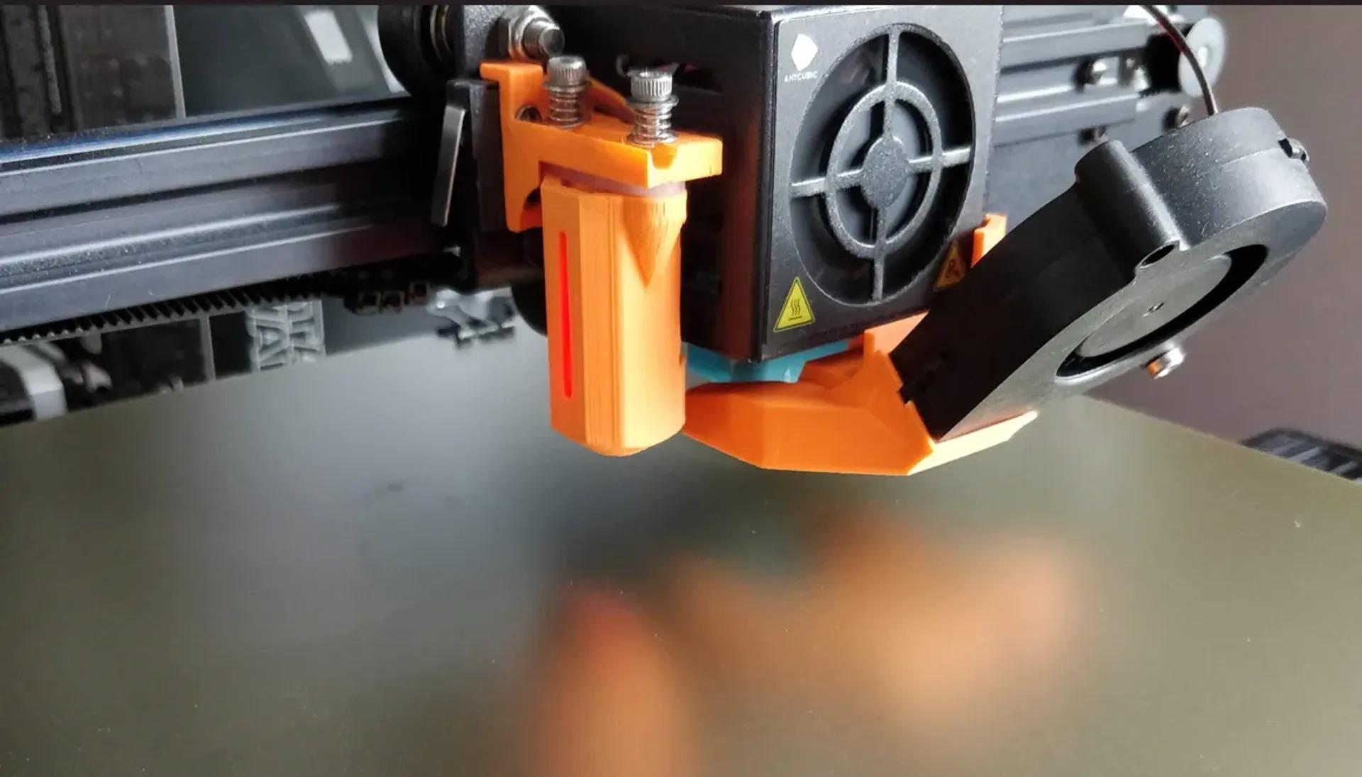 Anycubic Mega Zero 2.0 5015 cooling fan duct 3d model