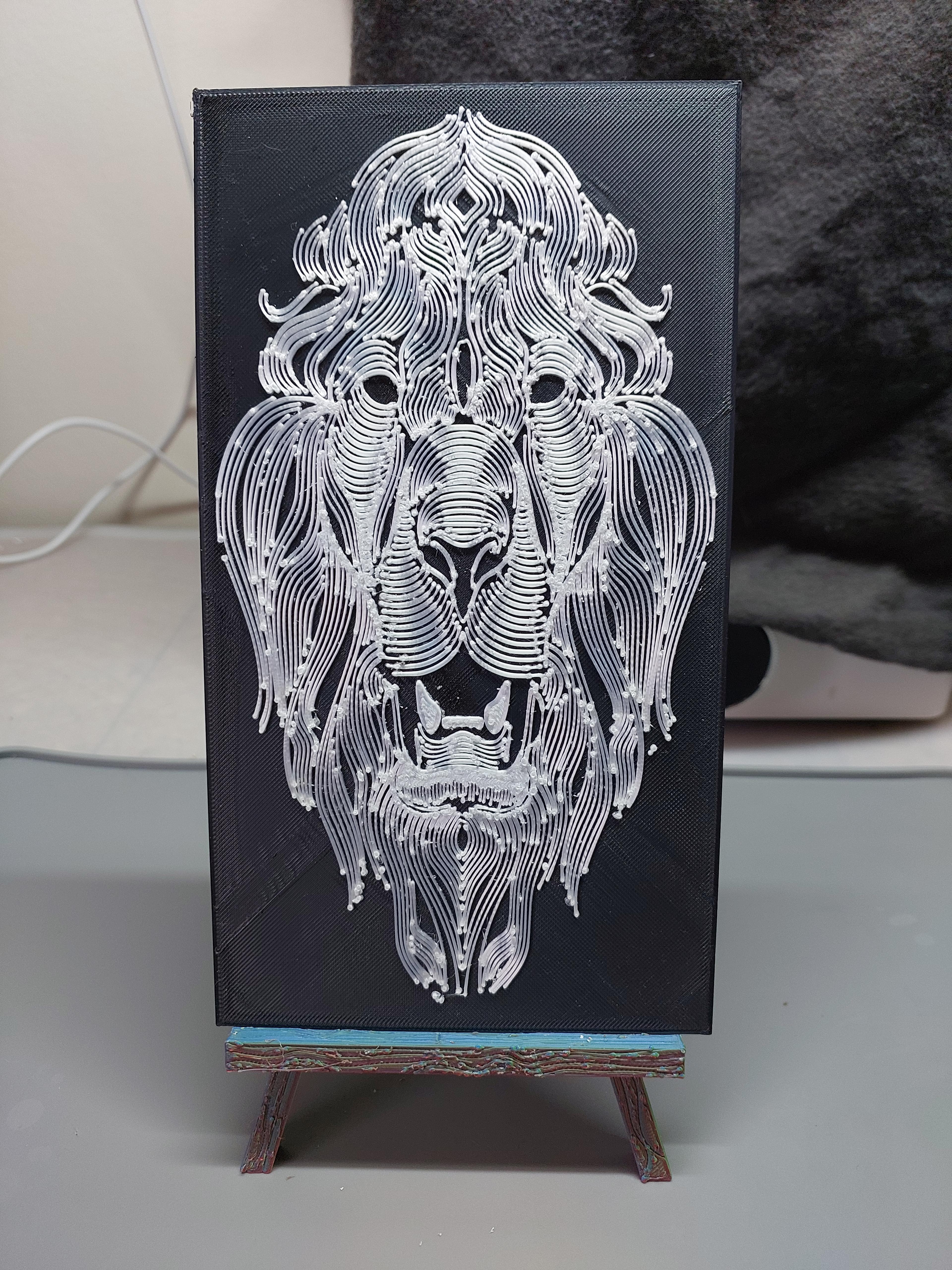 Lion Portrait 2 3d model