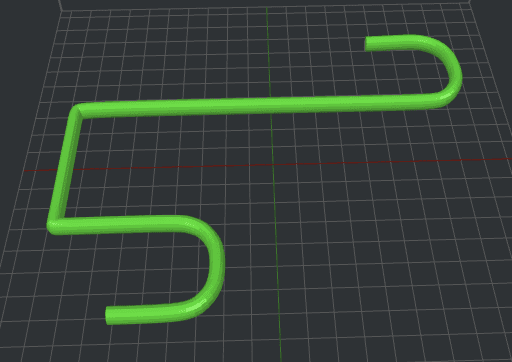  Double Hook Different Heights Round 3d model