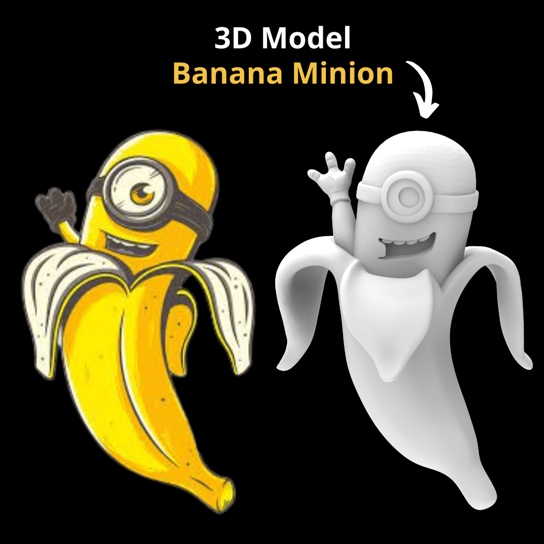 Banana Minion 3d model
