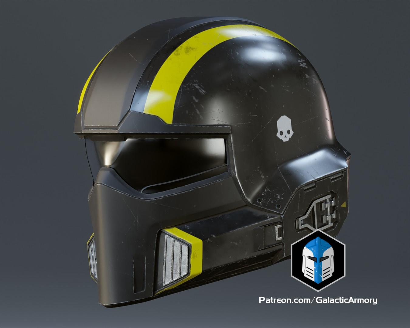 Helldivers 2 Helmet - B-01 Tactical - 3D Print Files 3d model