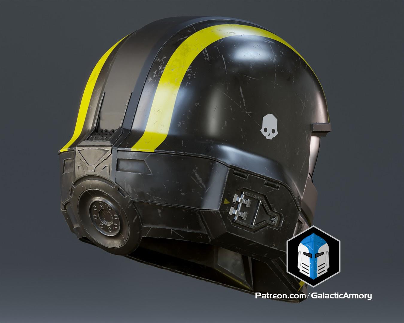 Helldivers 2 Helmet - B-01 Tactical - 3D Print Files 3d model
