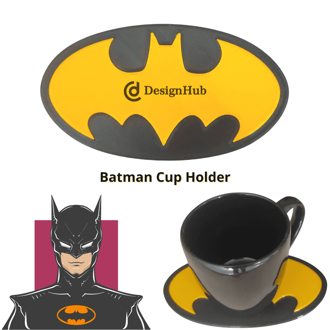 Batman cup holder 3 3d model
