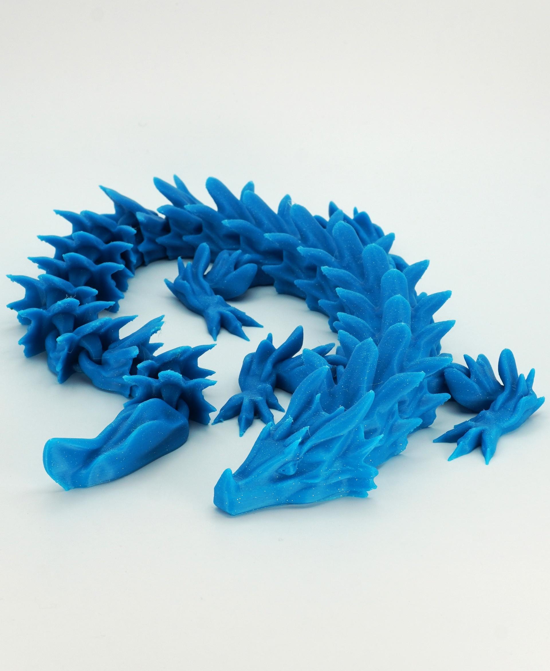 Water Dragon - Articulated dragon 3d model