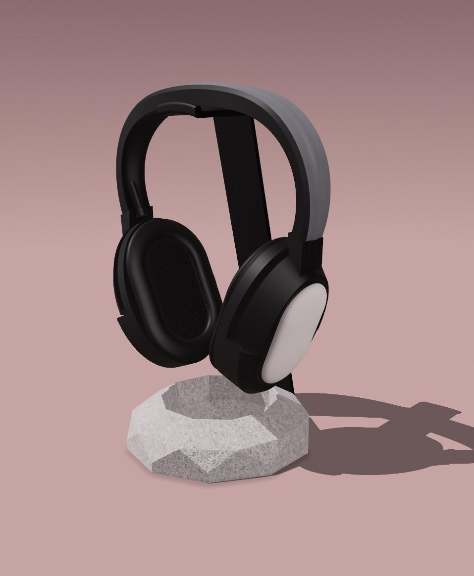 Headphone stand 3d model