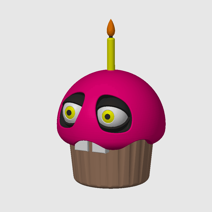 Mr Cupcake FNAF! *Carl* 3d model