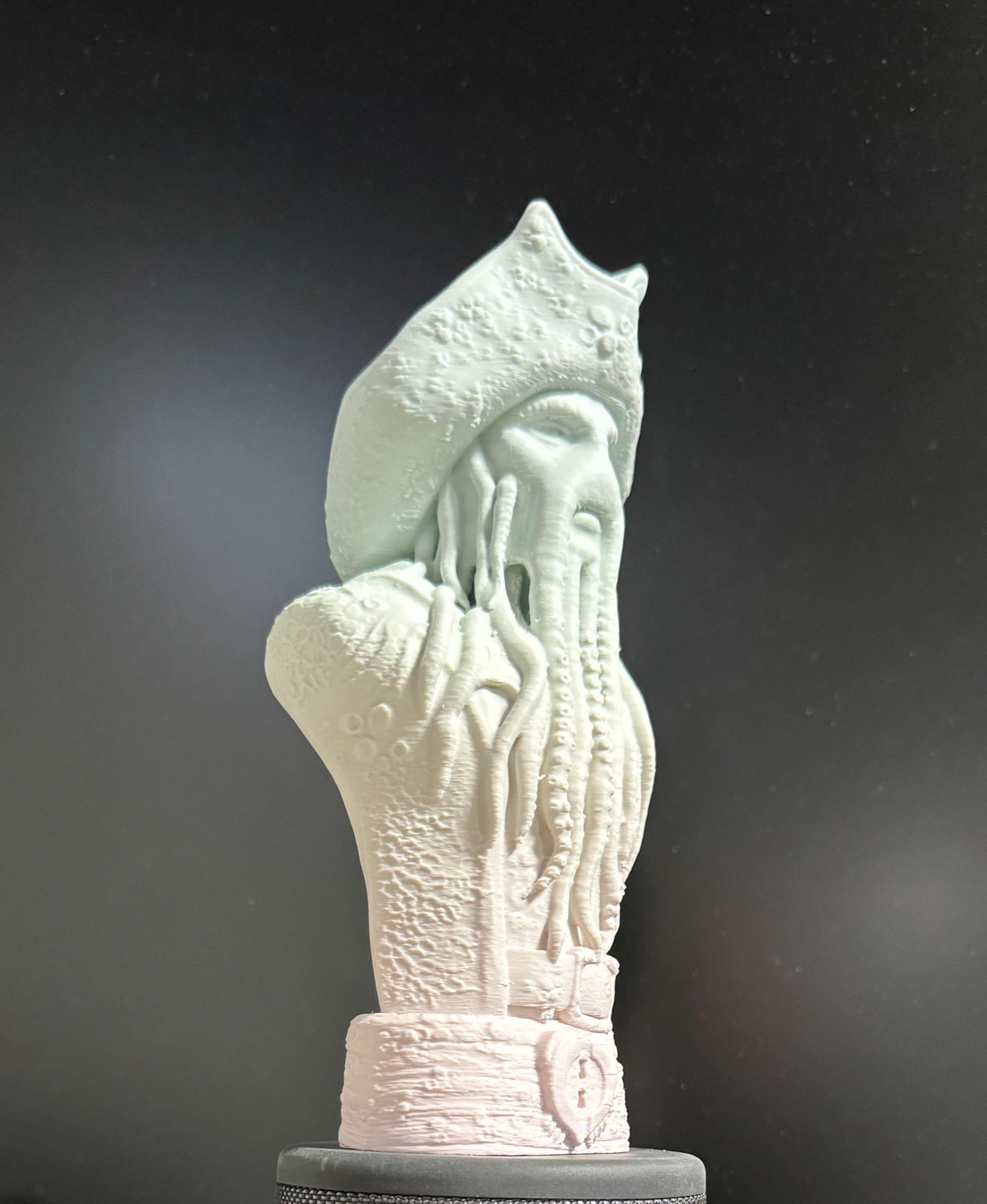 Davy Jones Bust (Pre-Supported) - Printed on Bambu P1S
with Inland PLA `Matte Rainbow` - 3d model