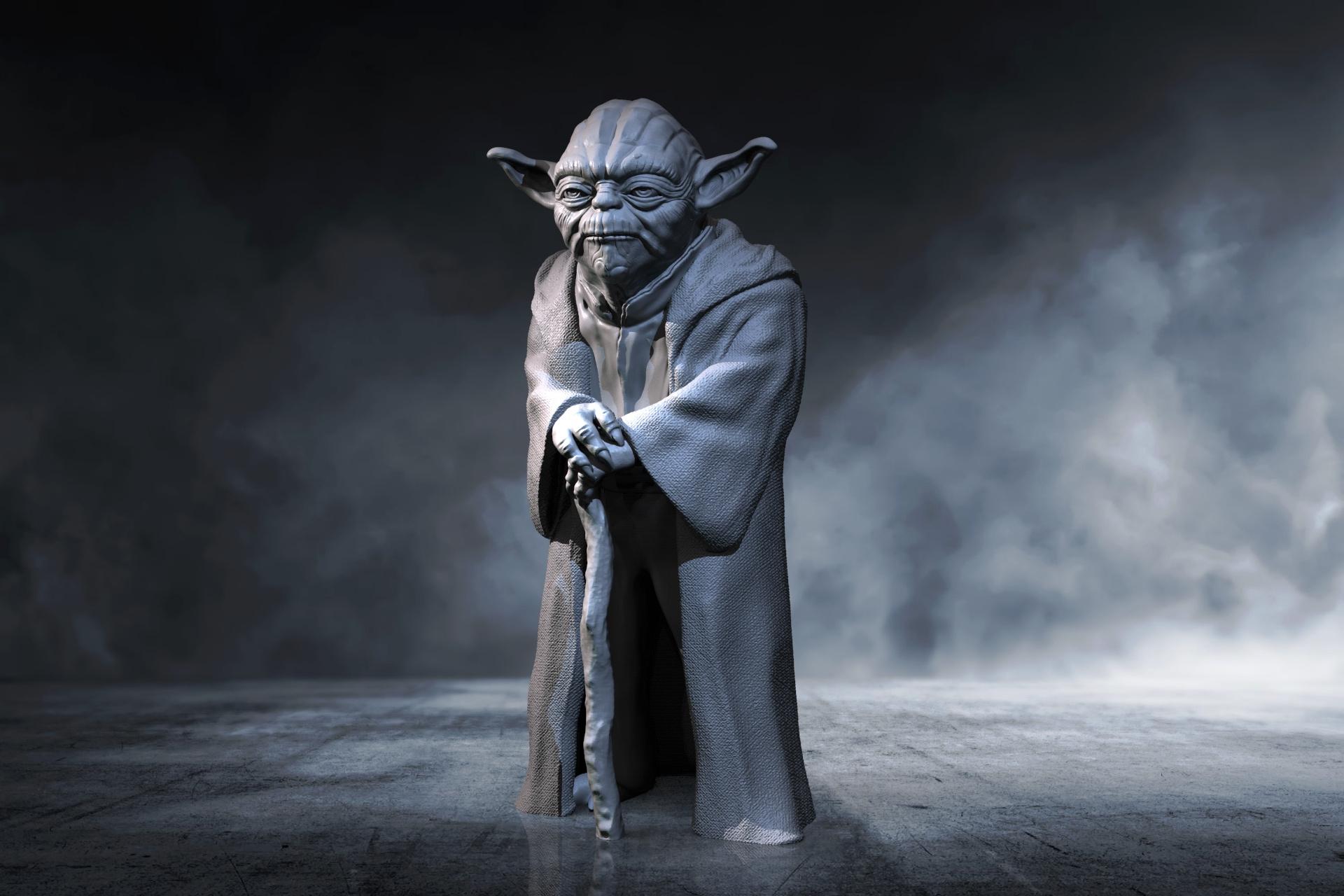 Master Yoda figure 3d model