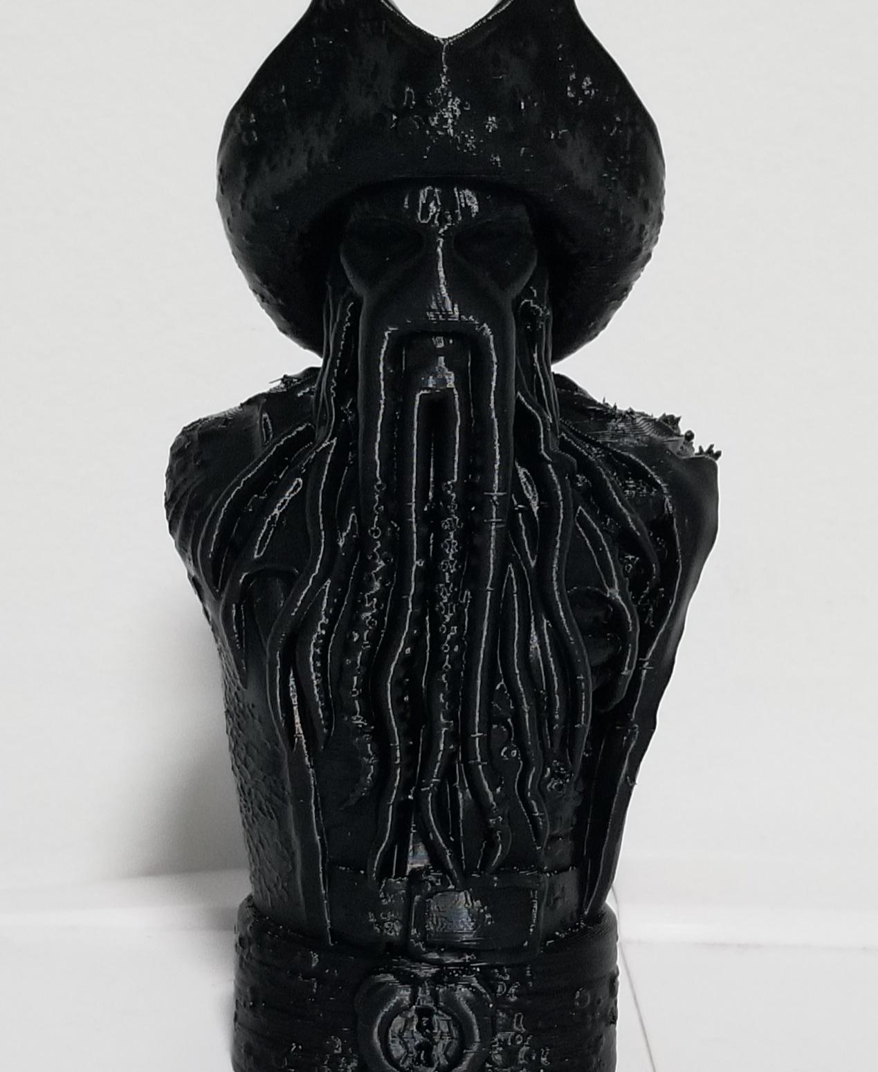 Davy Jones Bust (Pre-Supported) 3d model