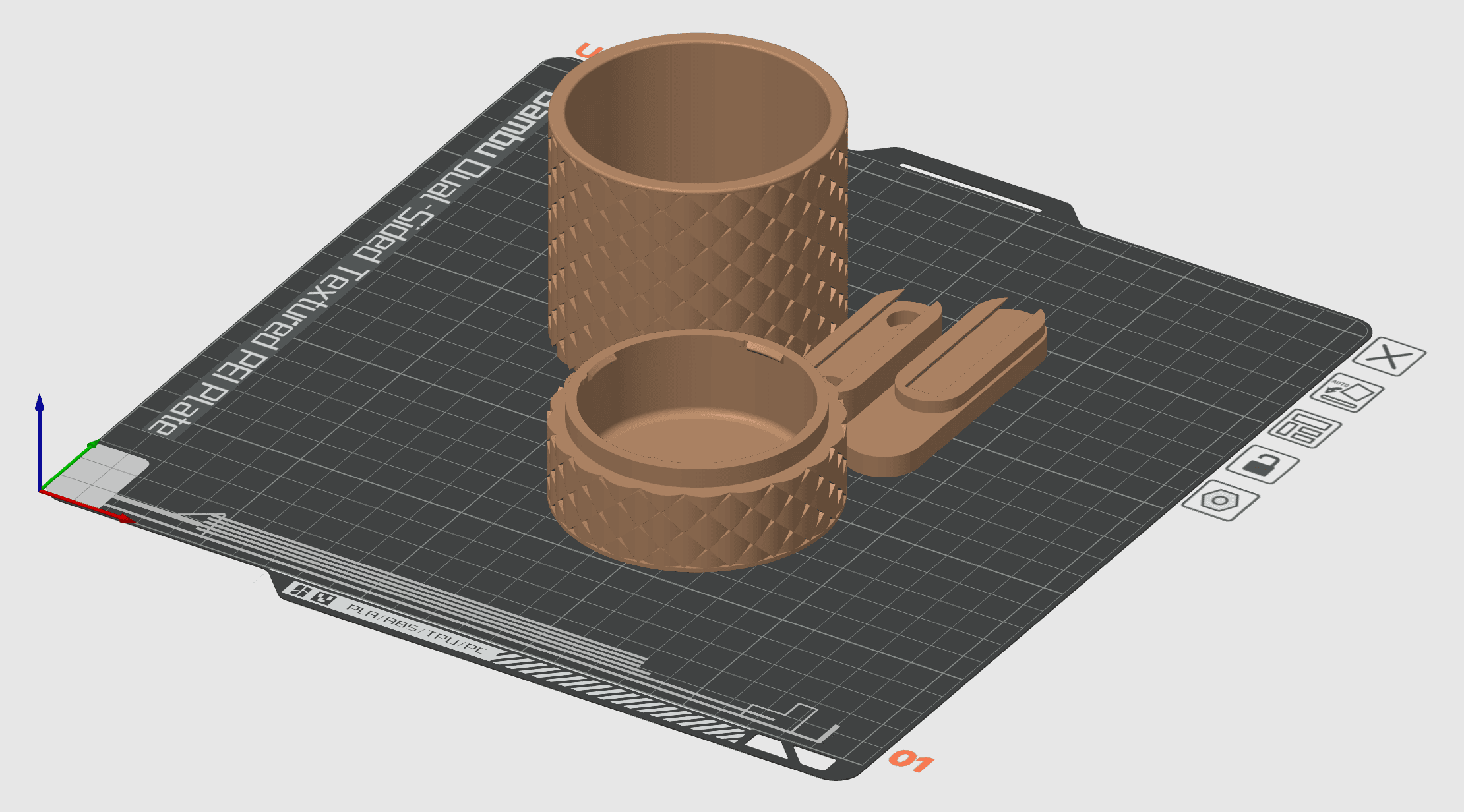 Quilted Planter 3d model