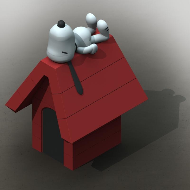Snoopy 3d model