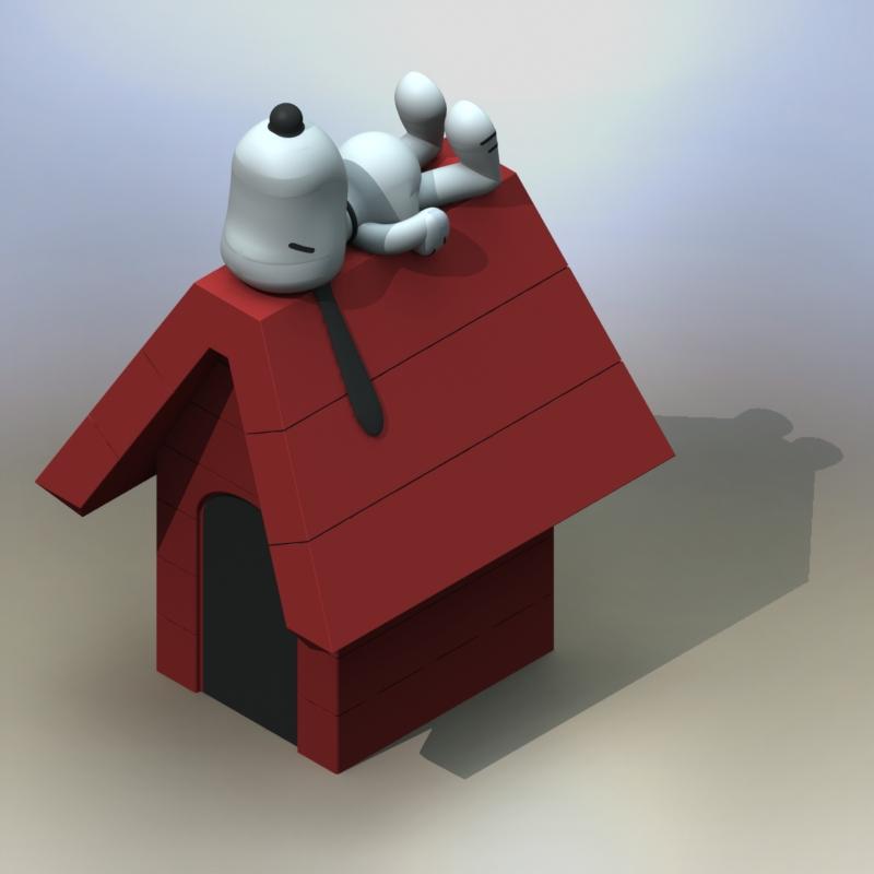 Snoopy 3d model