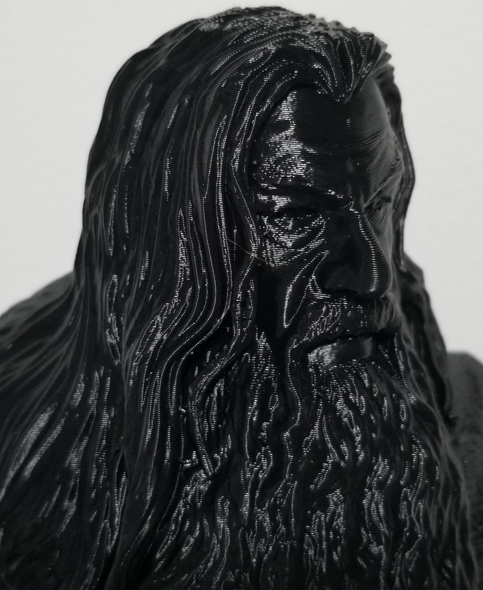Gandalf Bust - Lord of the Rings (Pre-Supported) 3d model