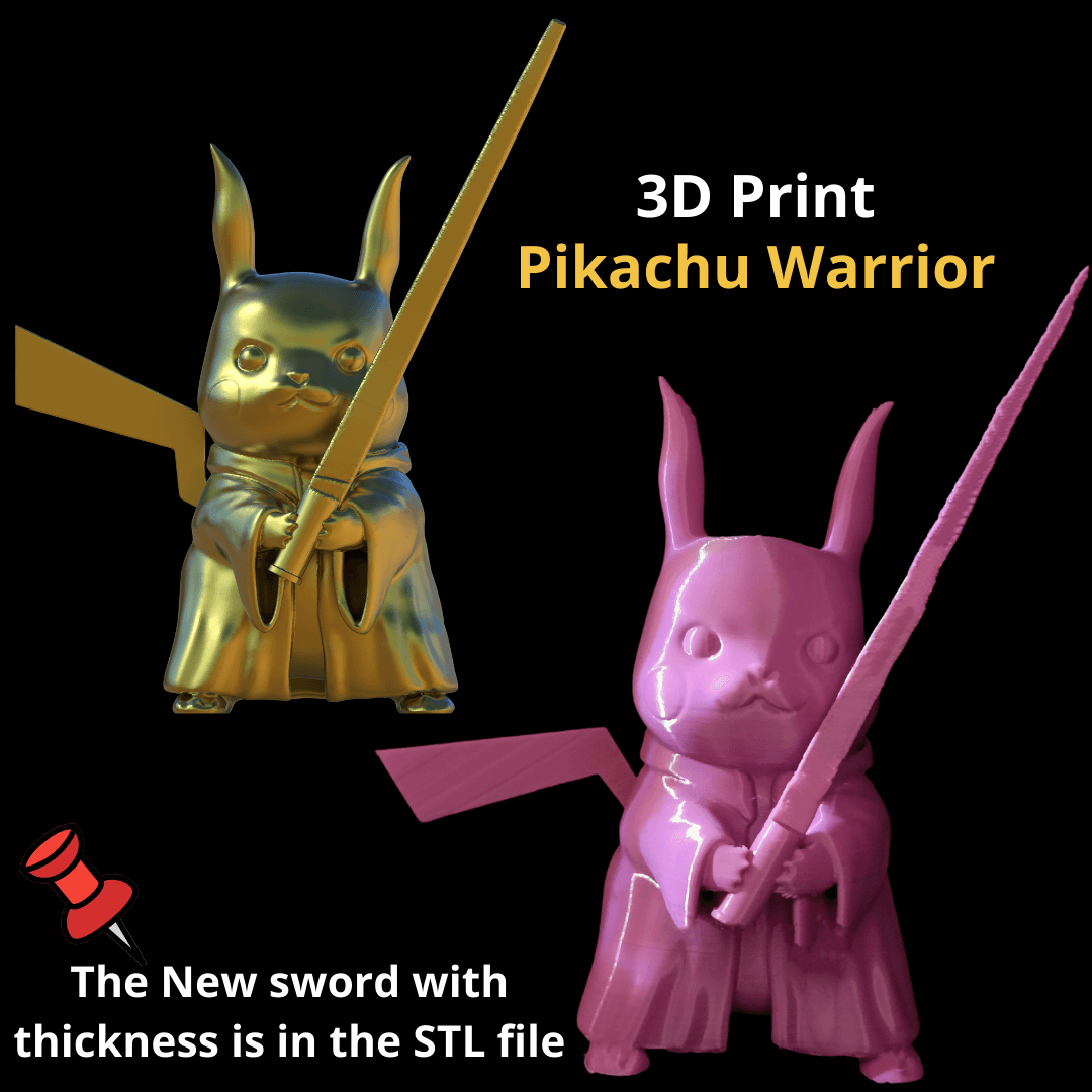 Pikachu Warrior 3d model