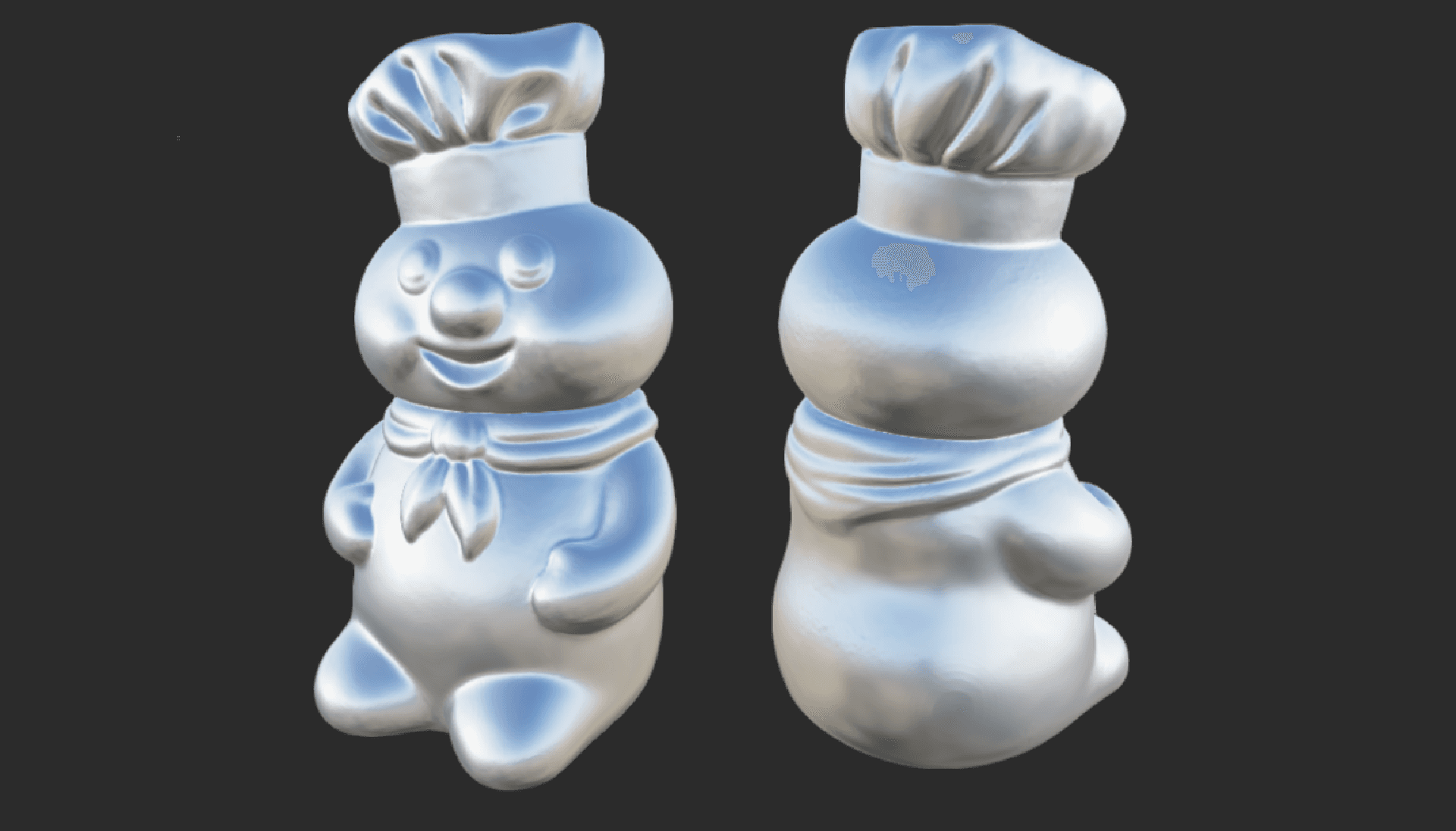 3D Printed Pillsbury Doughboy Jar 3d model