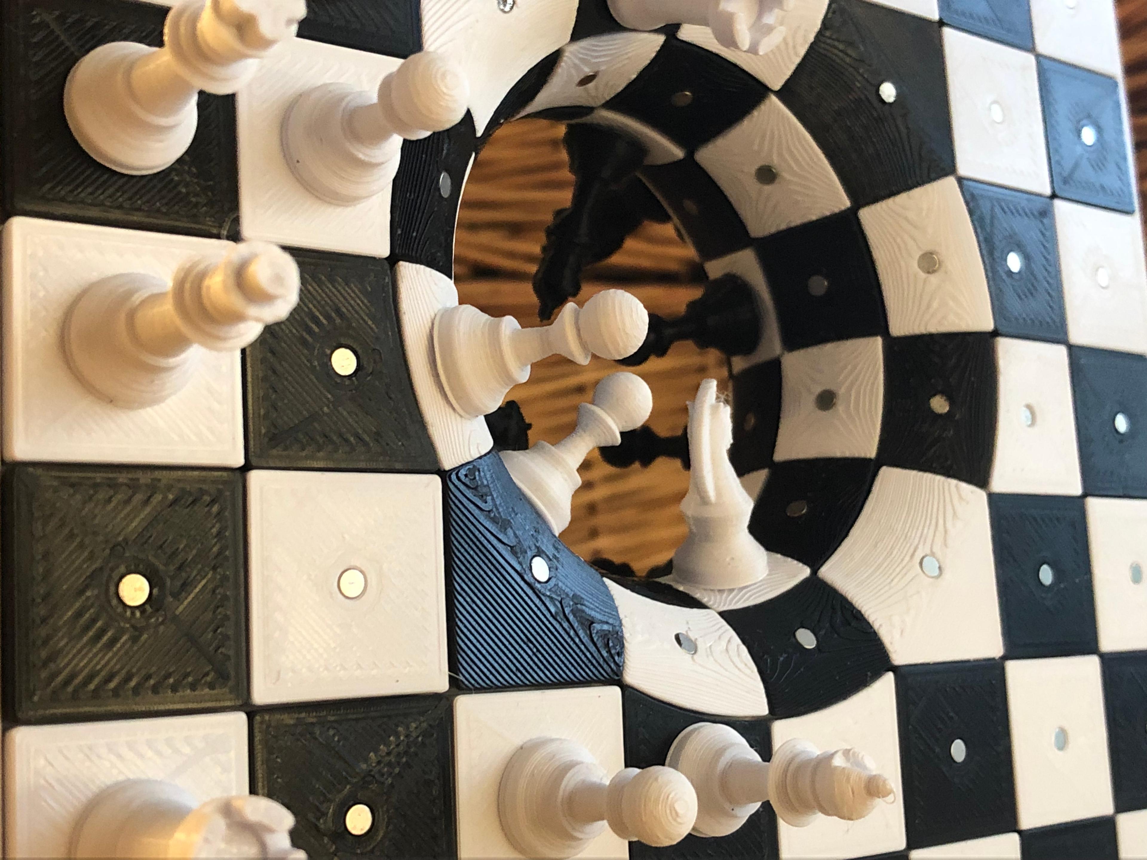 Wormhole Chess Board  3d model
