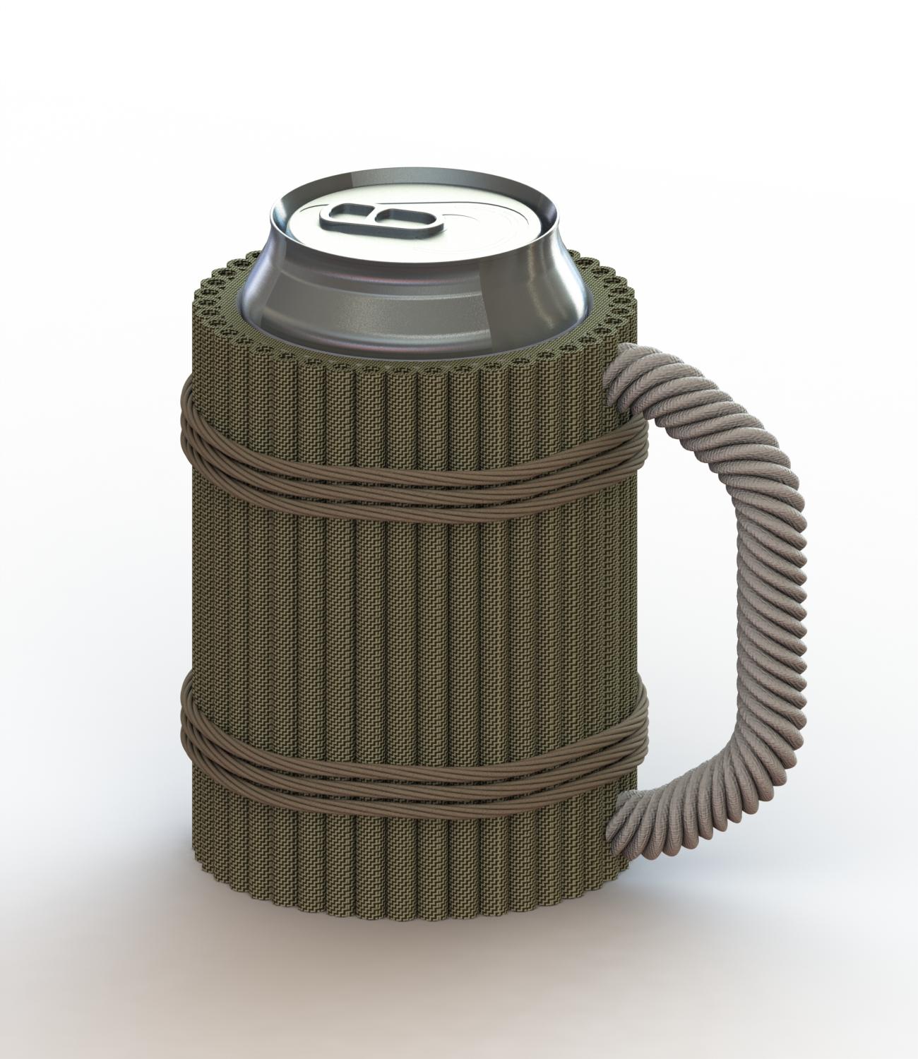 Bamboo Can Cup 3d model