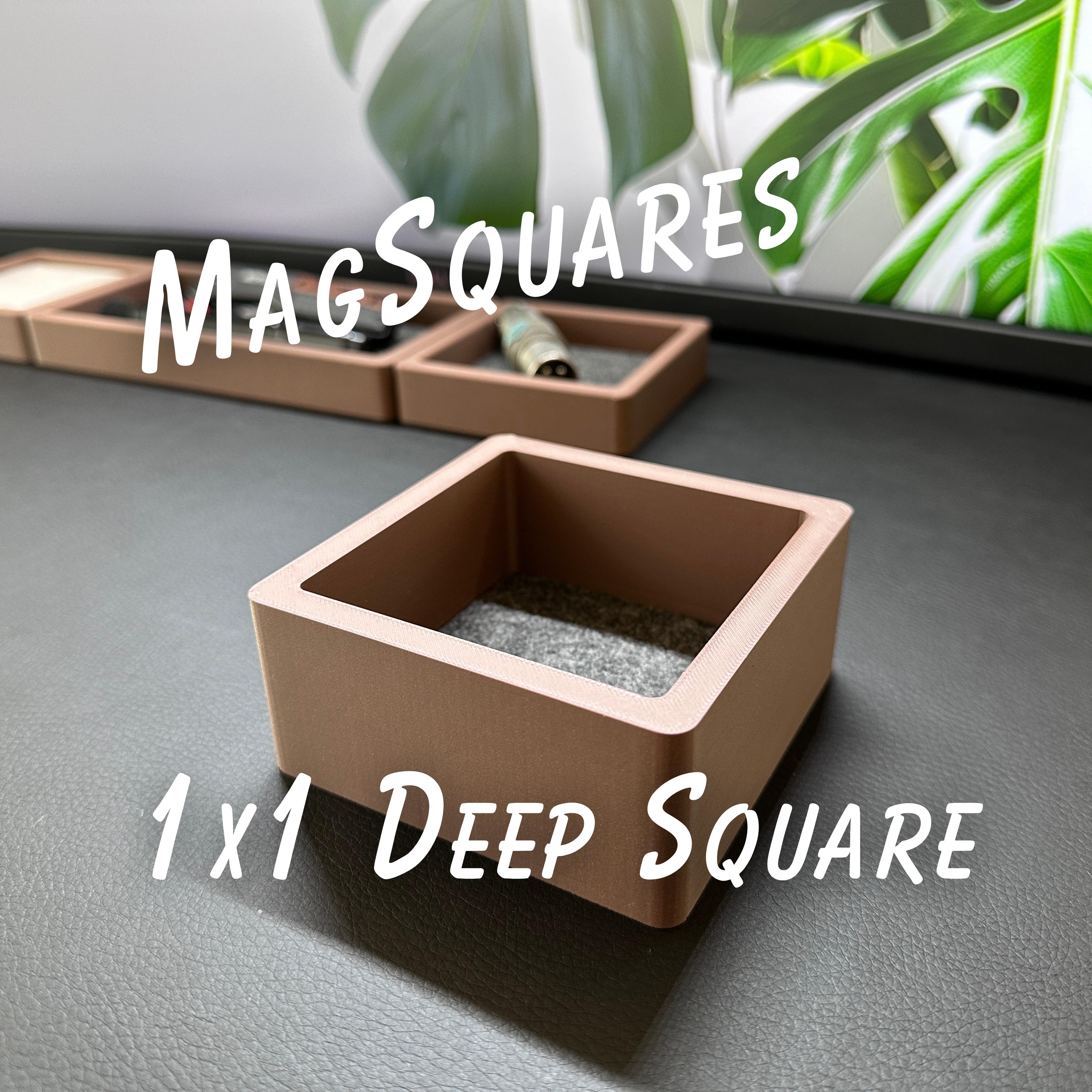 1x1 Deep Square - MagSquares 3d model