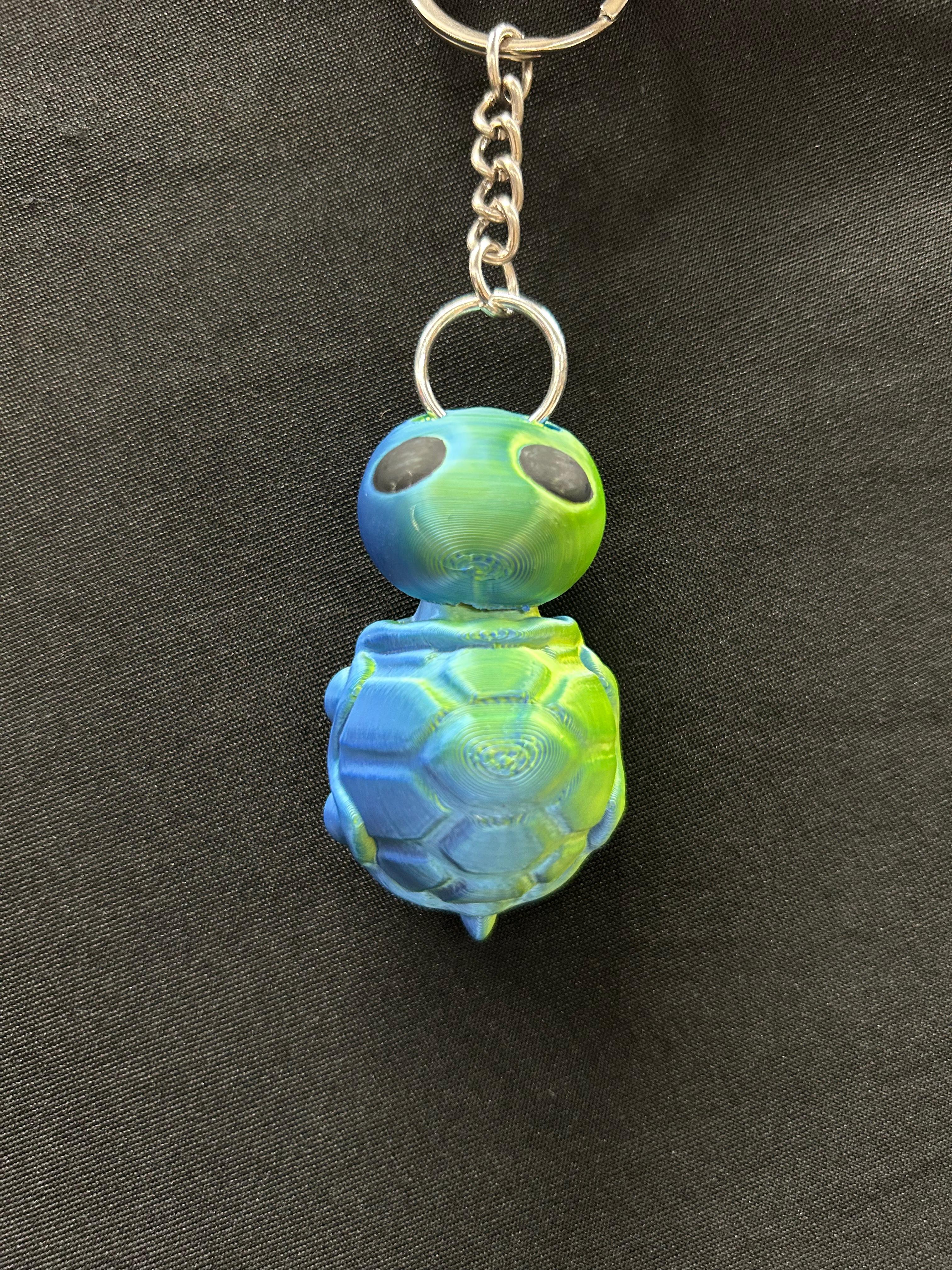 Small Turtle Keychain 3d model