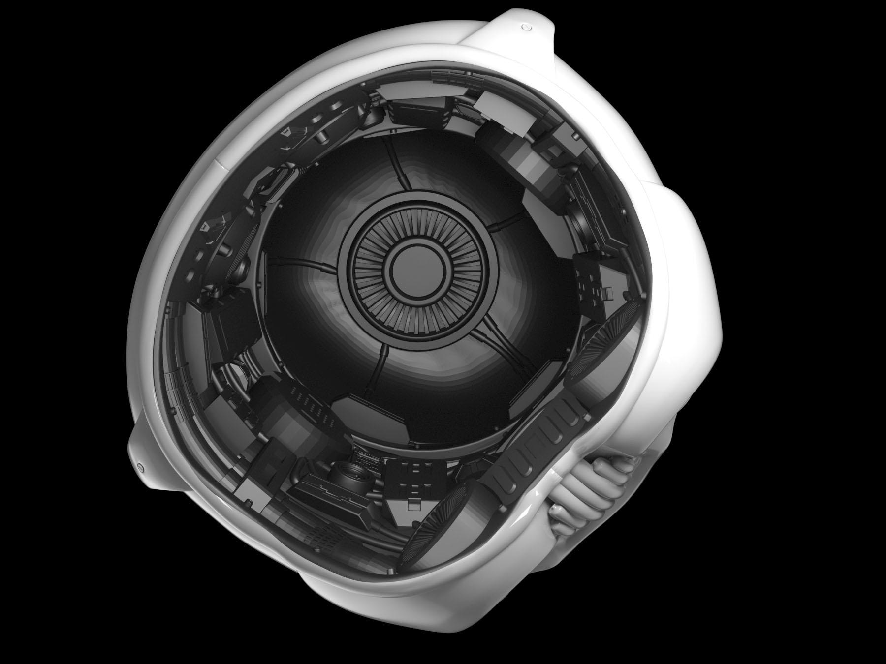 StormTrooper Helmet With Interior Details 3d model