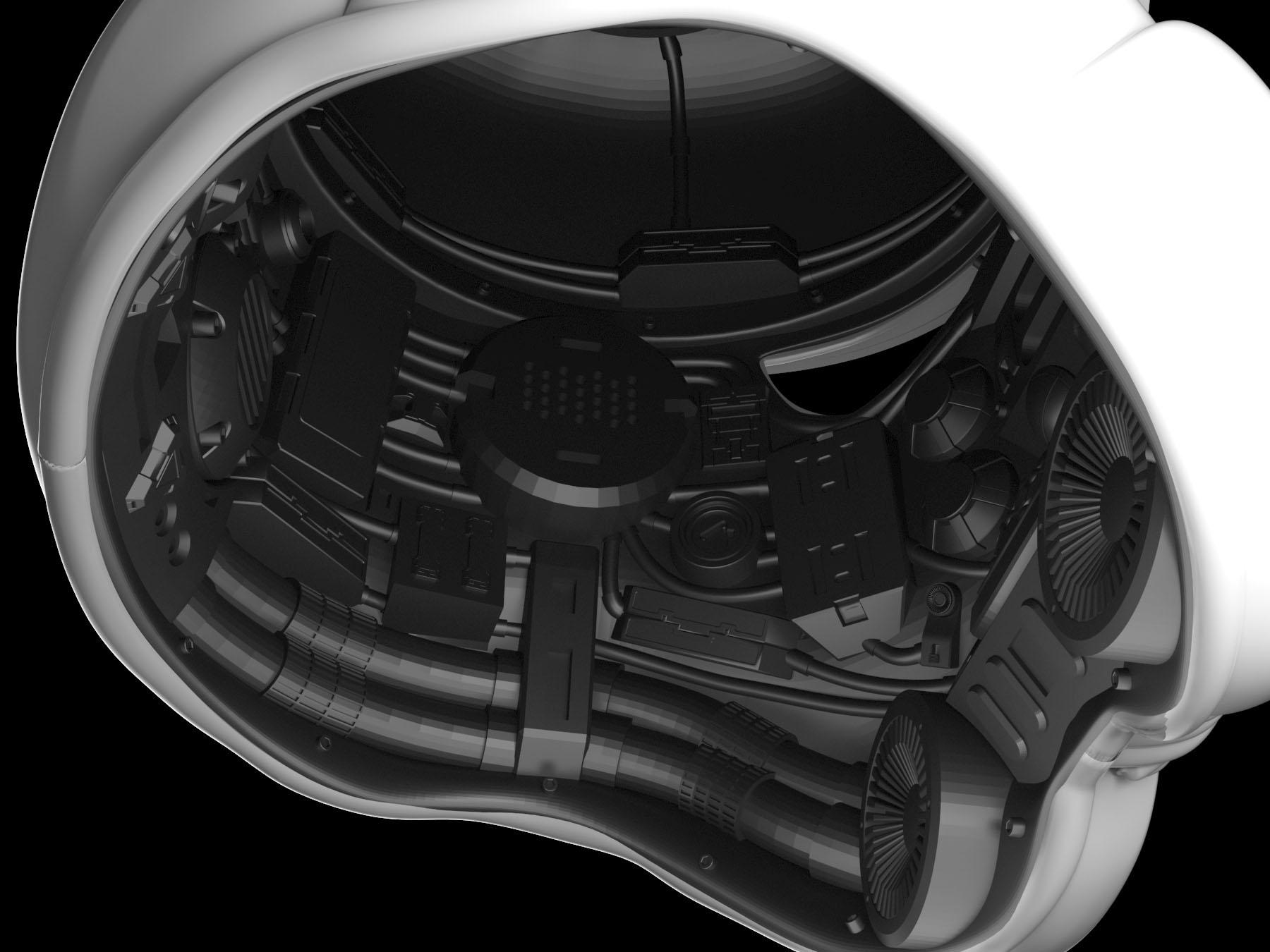 StormTrooper Helmet With Interior Details 3d model