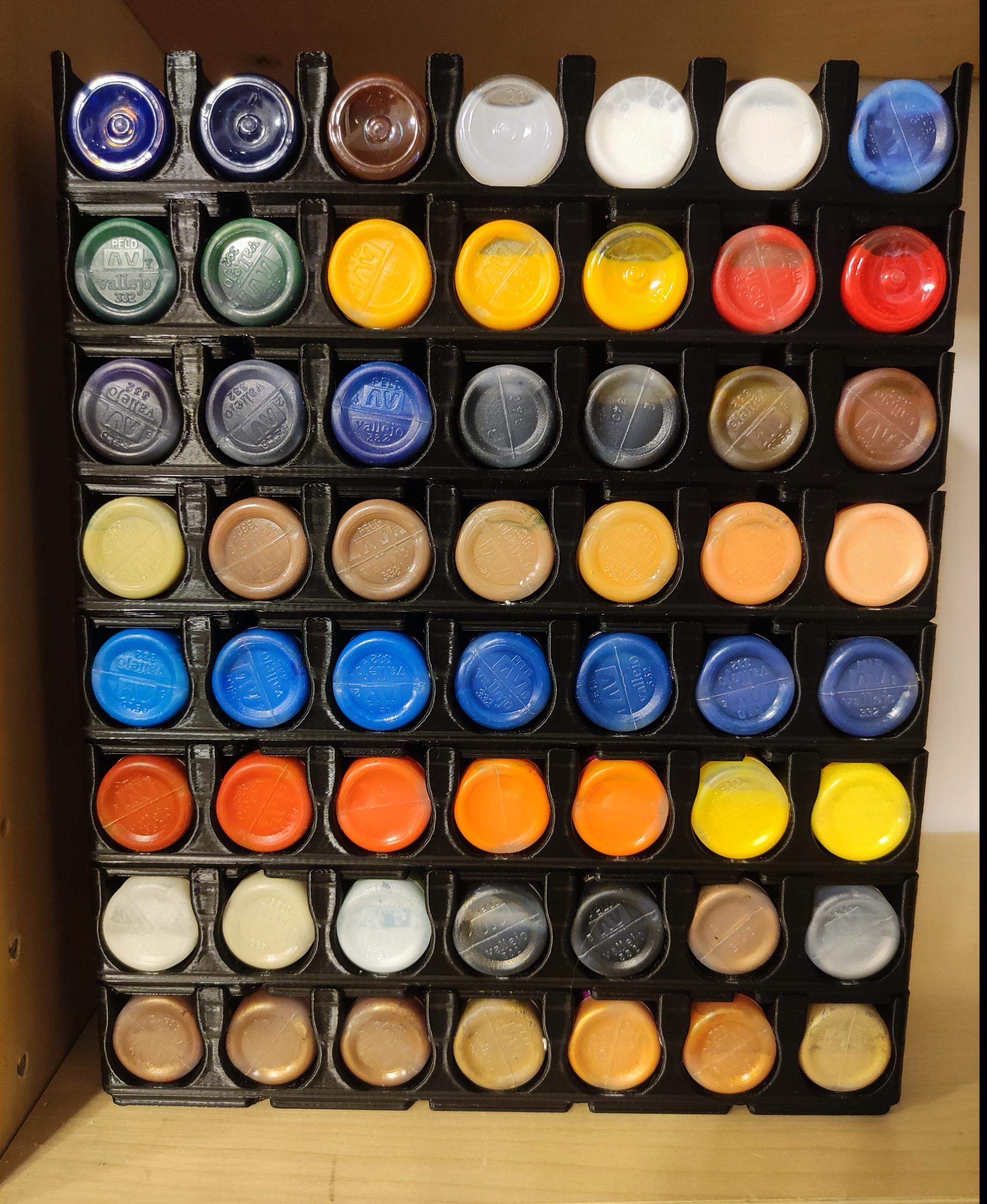 Gridfinity Dropper Paint Bottle Storage - Thank you! If there is a system like that for citadel paits, i want it. - 3d model