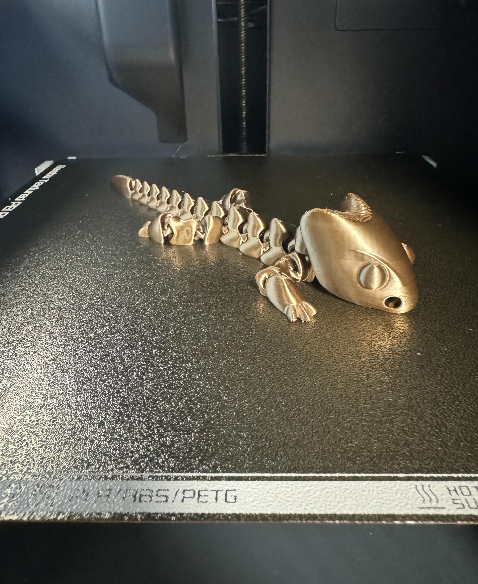 ARTICULATED DRAGON KEYCHAIN 001 - Print in place - STL Files 3d model