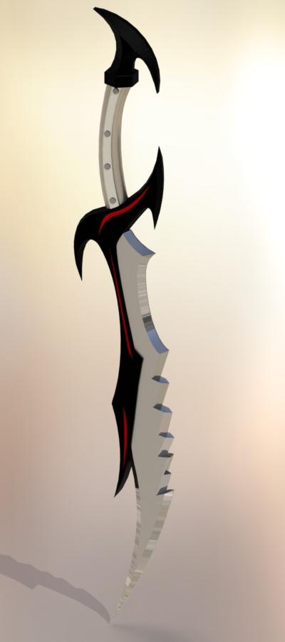 Daedric Sword 3d model