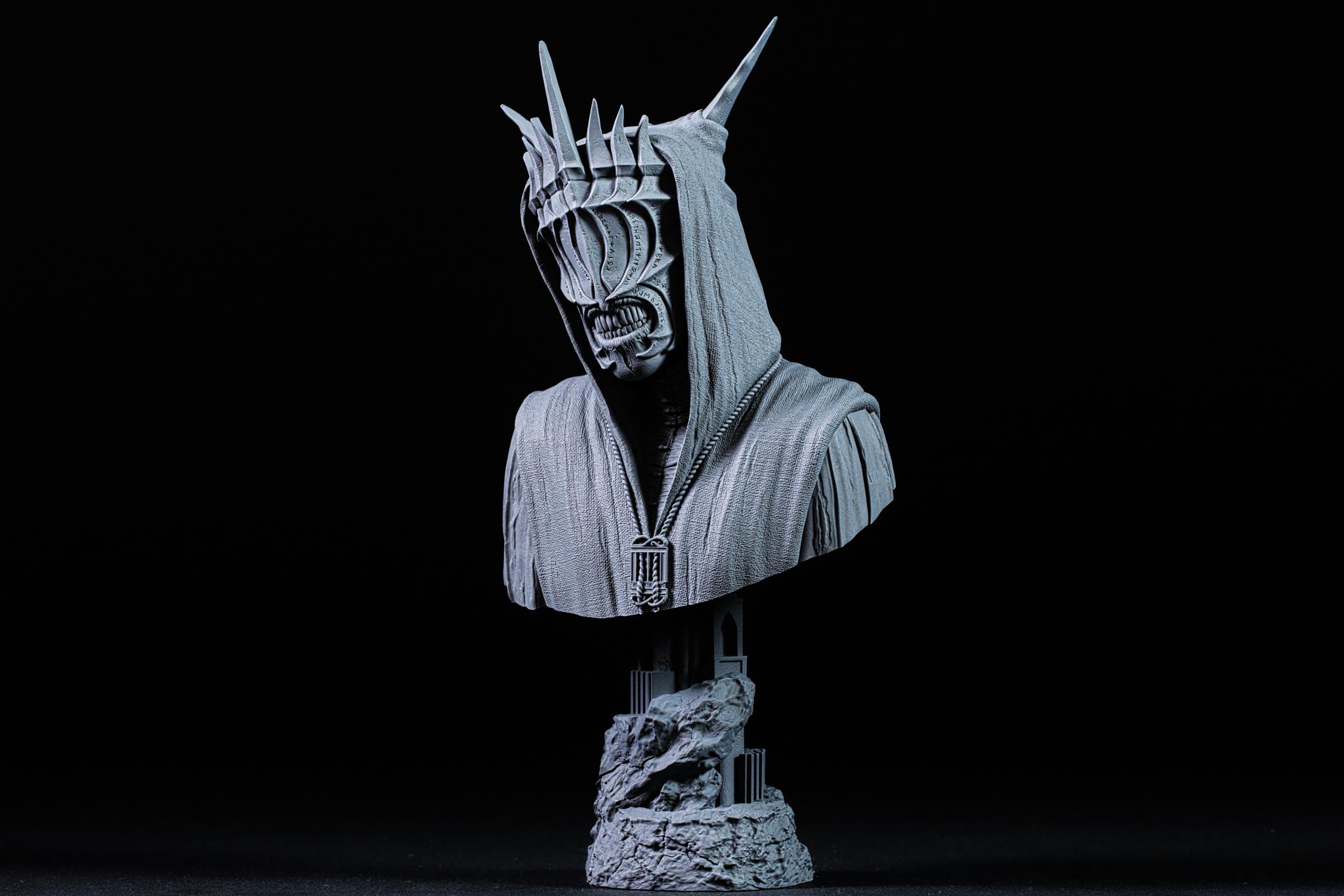Mouth of Sauron bust (Pre-Supported) 3d model