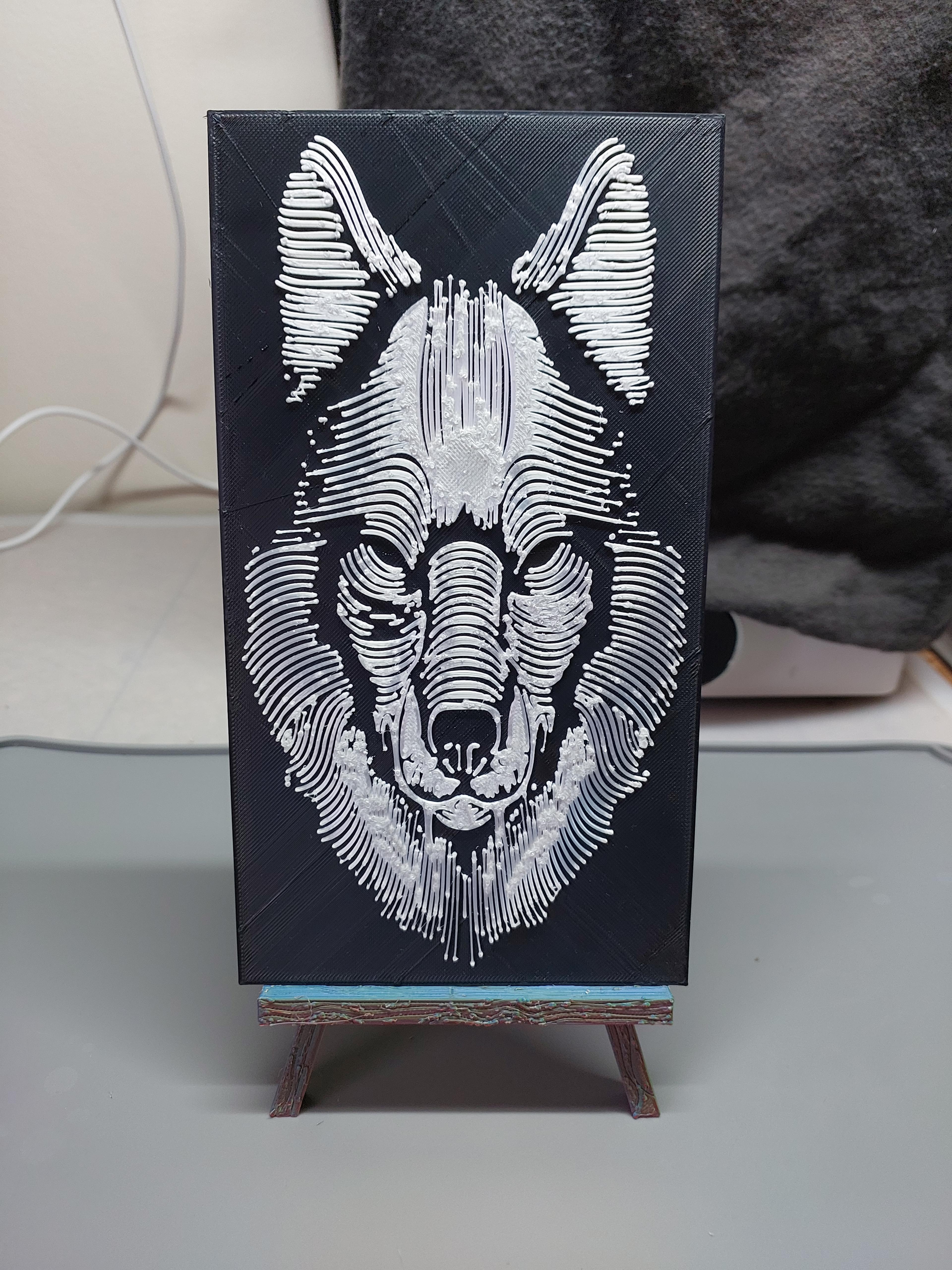 Wolf Portrait 1 3d model