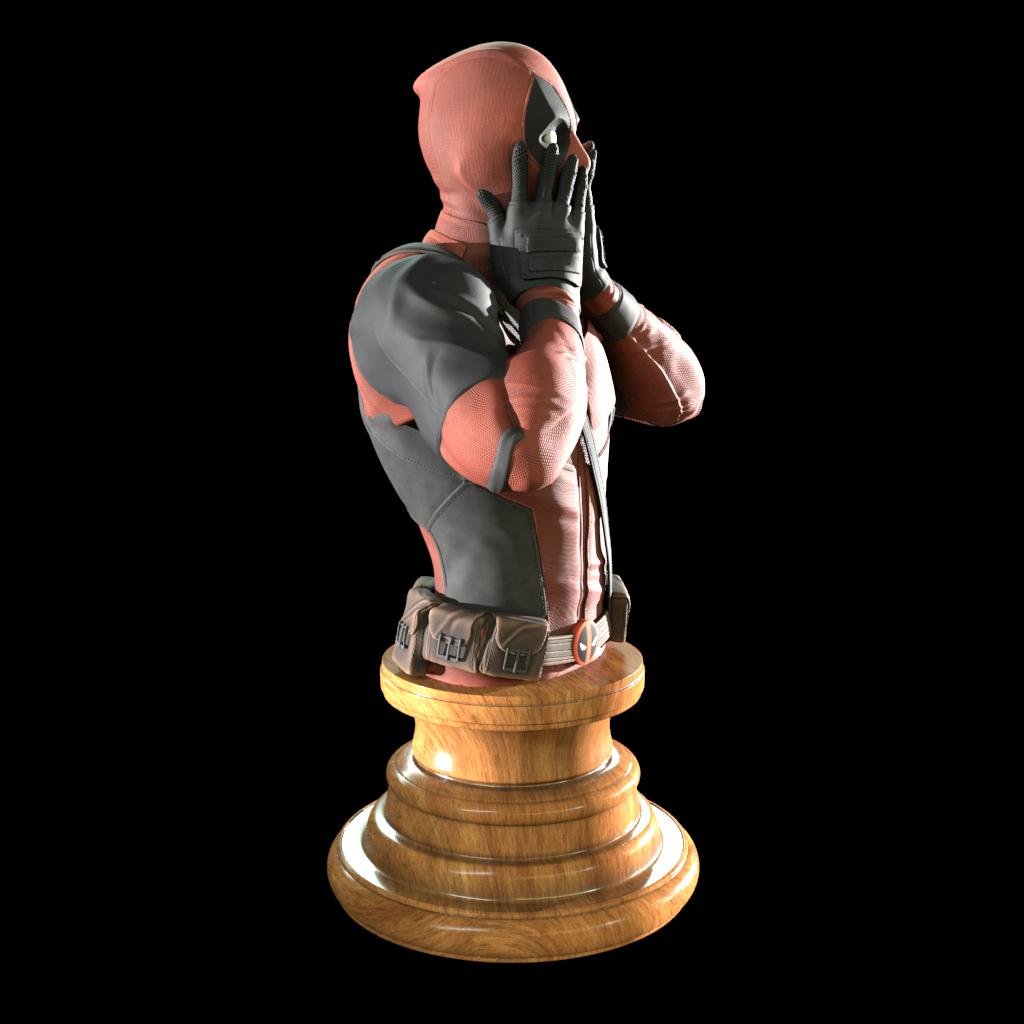 Deadpool Bust 3d model