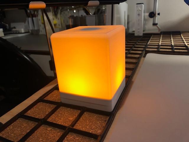 Gridfinity LED Flame Lantern (2x2) 3d model