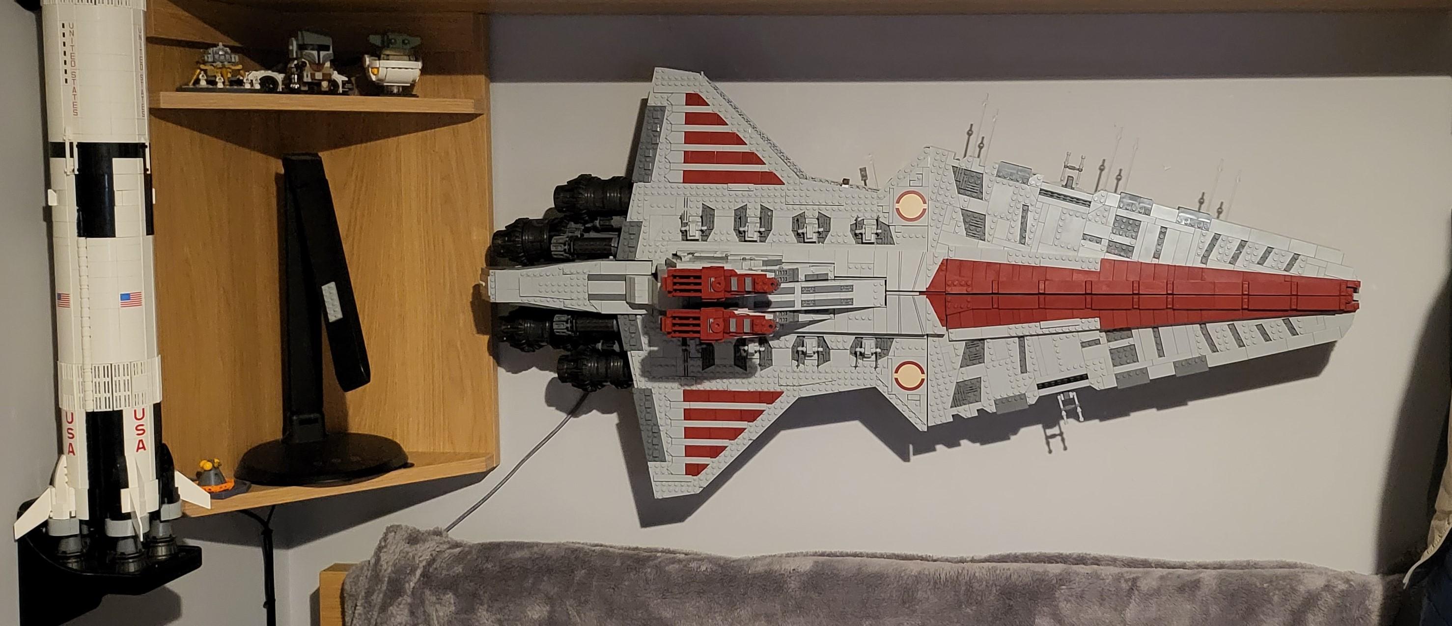 LEGO Star Wars 75367 UCS Venator Wall Mount  3d model