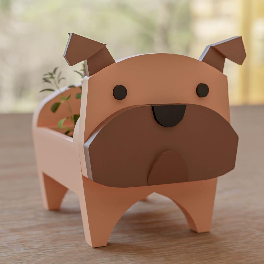 Dog pot 3d model